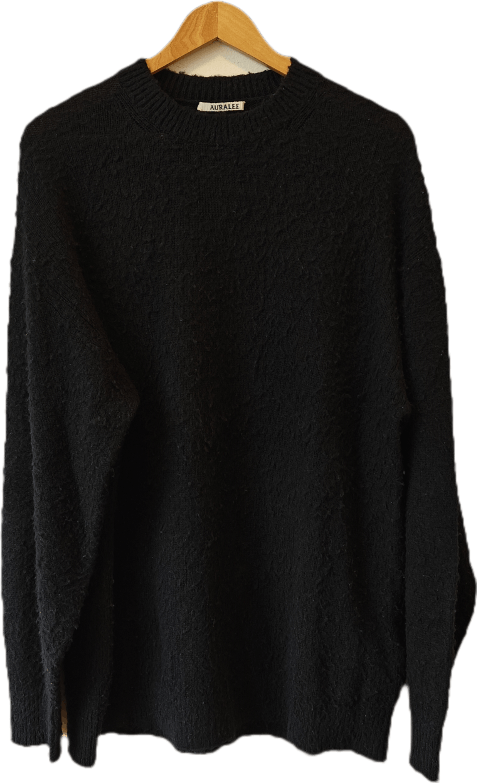 Auralee Shaggy Knit Cardigan | Grailed