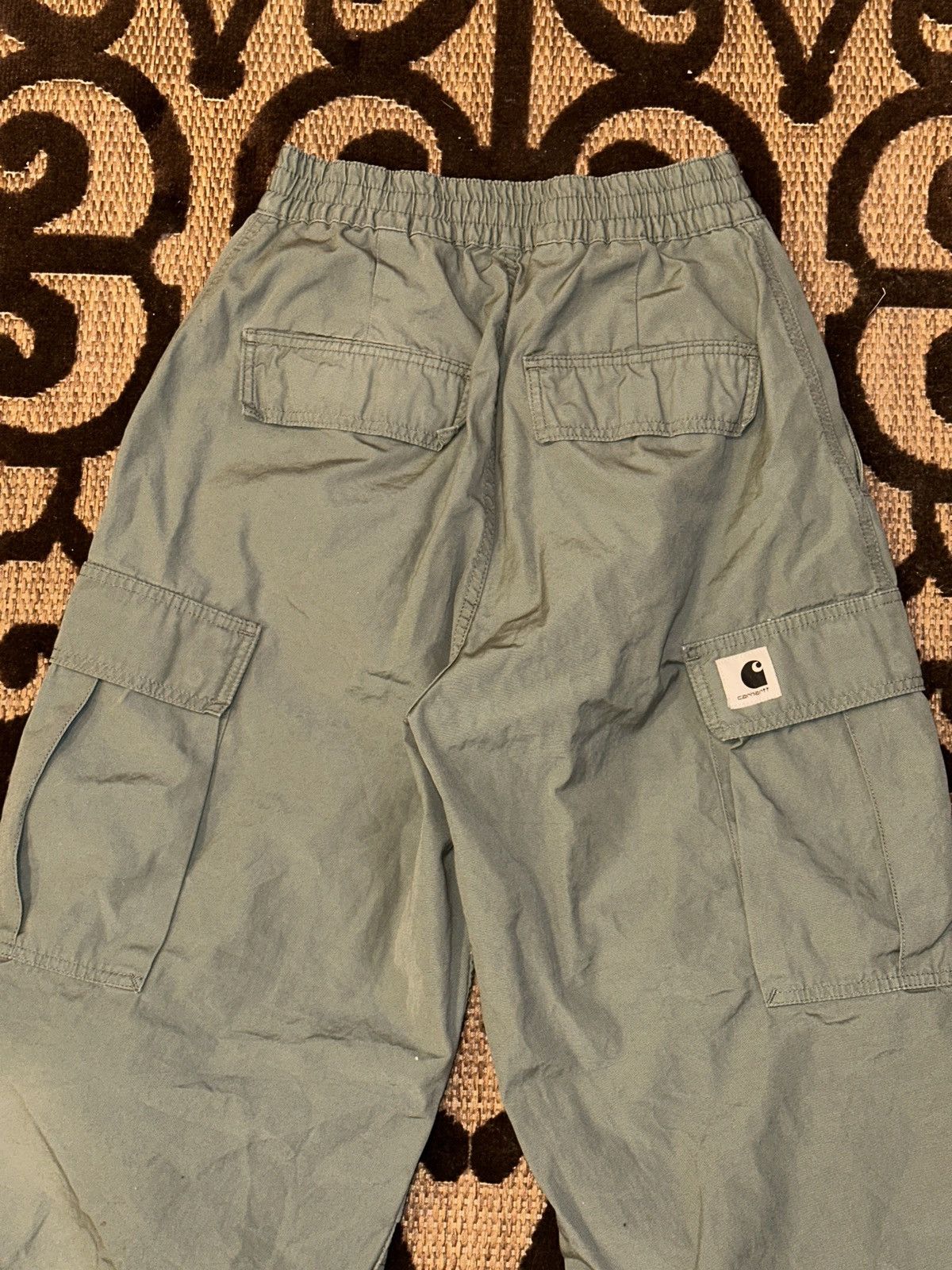 Carhartt Wip Carhartt Work In Progress W' Jet Cargo Olive Baggy Cargos XS Size US 26 / EU 42 - 2 Thumbnail