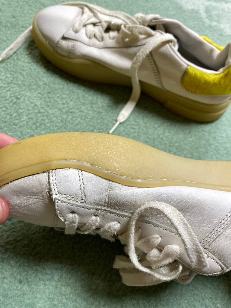 Diesel Low-Top Sneakers white Diesel Vintage logo Streetwear Y2K Size US 7 / EU 40 - 2 Thumbnail