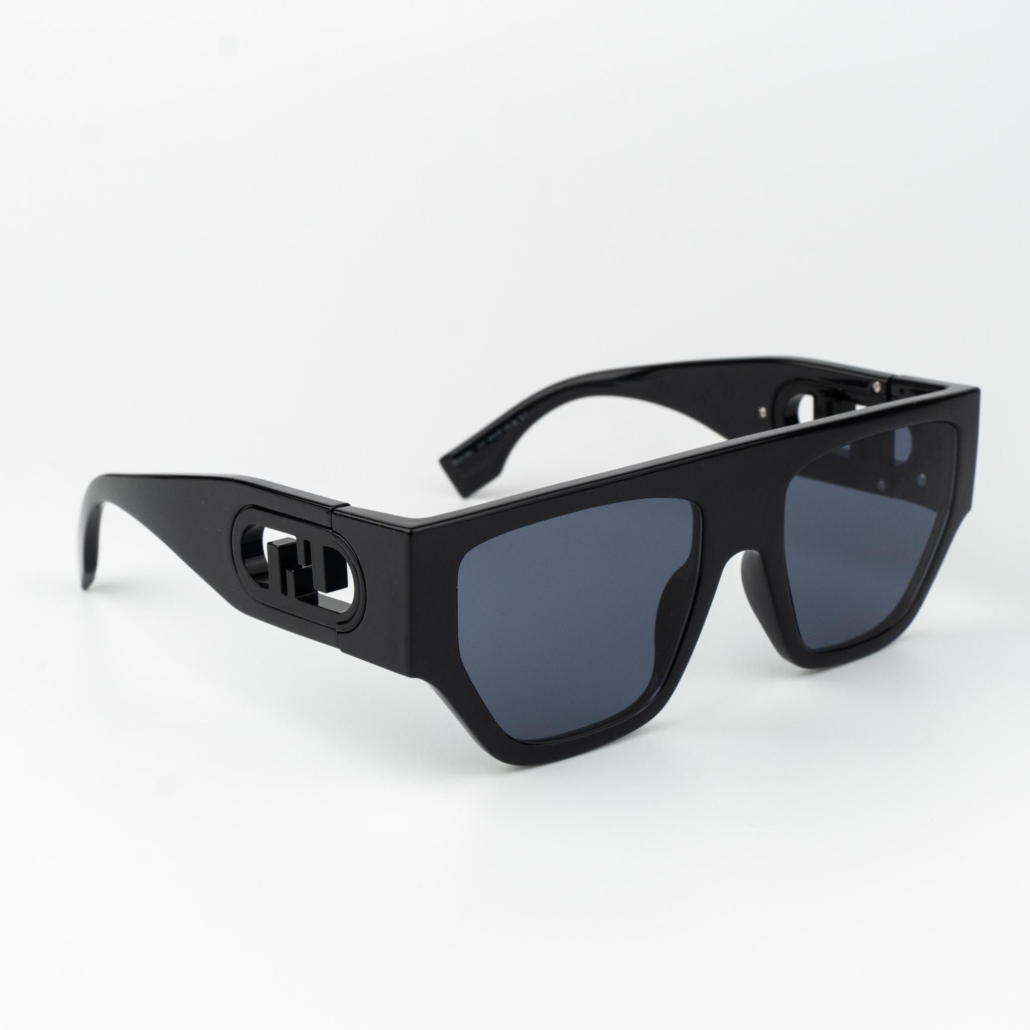 Fendi Fendi O'LOCK Women Sunglasses FE40108U 01V BRAND NEW Size ONE SIZE - 4 Thumbnail