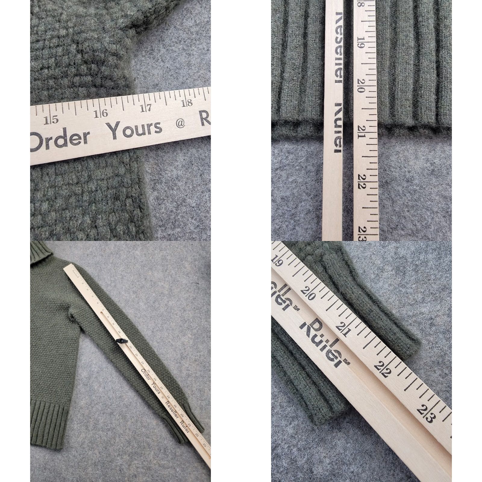 Patagonia Patagonia Sweater Womens Small Green Cashmere Wool Turtleneck Pullover Size S / US 4 / IT 40 - 9 Thumbnail