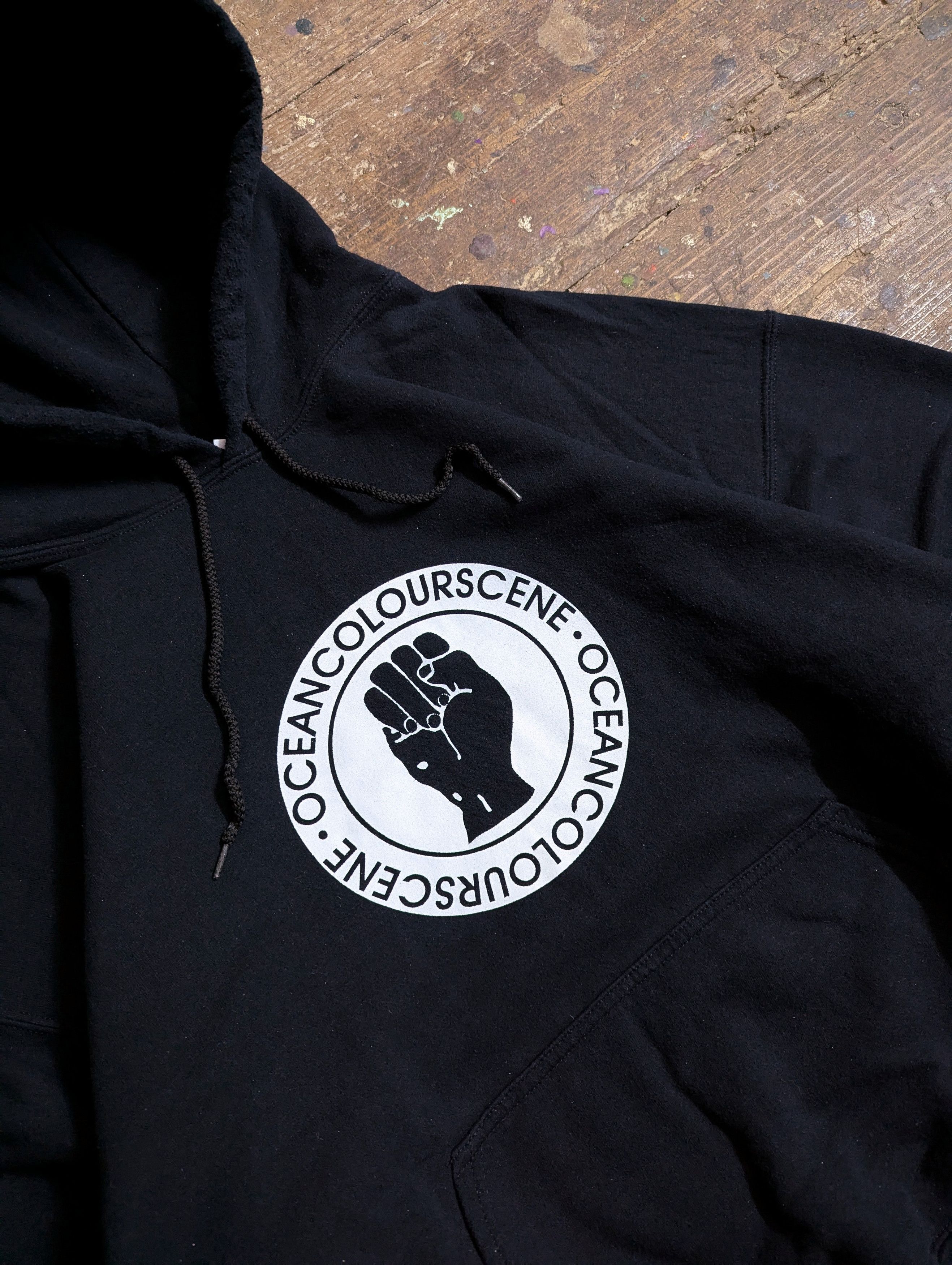 Band Tees Rare! 00s Ocean Colour Scene Fist Logo Hoodie Size US XL / EU 56 / 4 - 3 Thumbnail