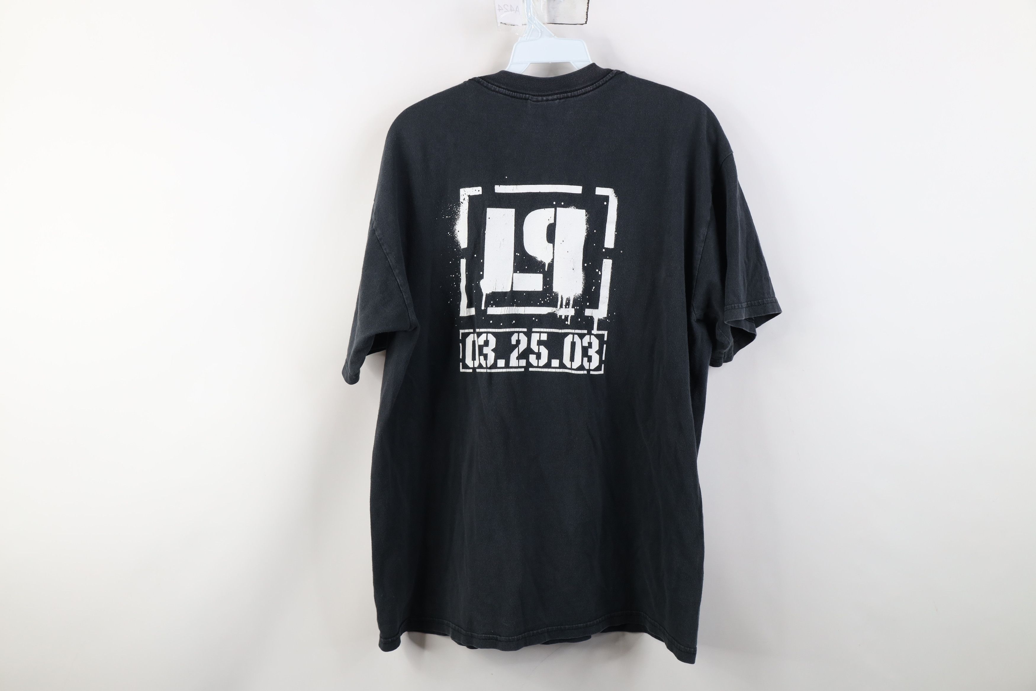Vintage Vintage Y2K 2003 Meteora Tour Linkin Park Band T-Shirt Black Size US L / EU 52-54 / 3 - 12 Thumbnail