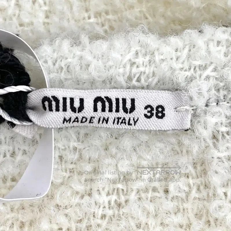 Miu Miu Miu Miu Beige Wool Mini Skirt . Size 23" - 5 Thumbnail