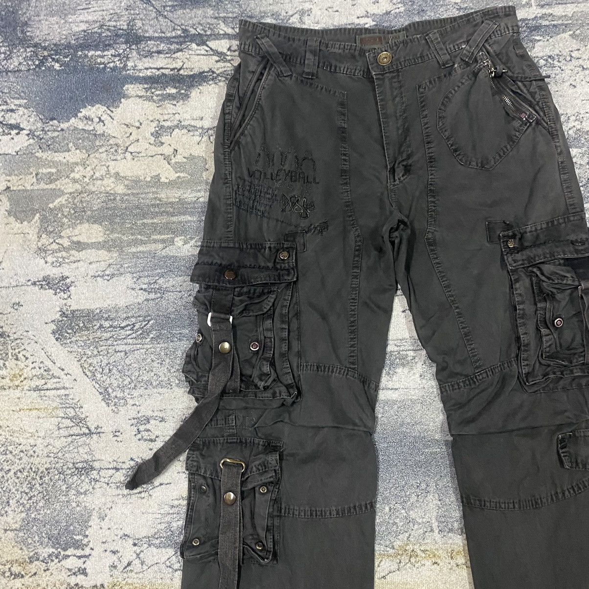 If Six Was Nine × Japanese Brand Vintage Bapai Japanese Faded Punk Parachute Bondage Cargo Size US 31 - 6 Thumbnail