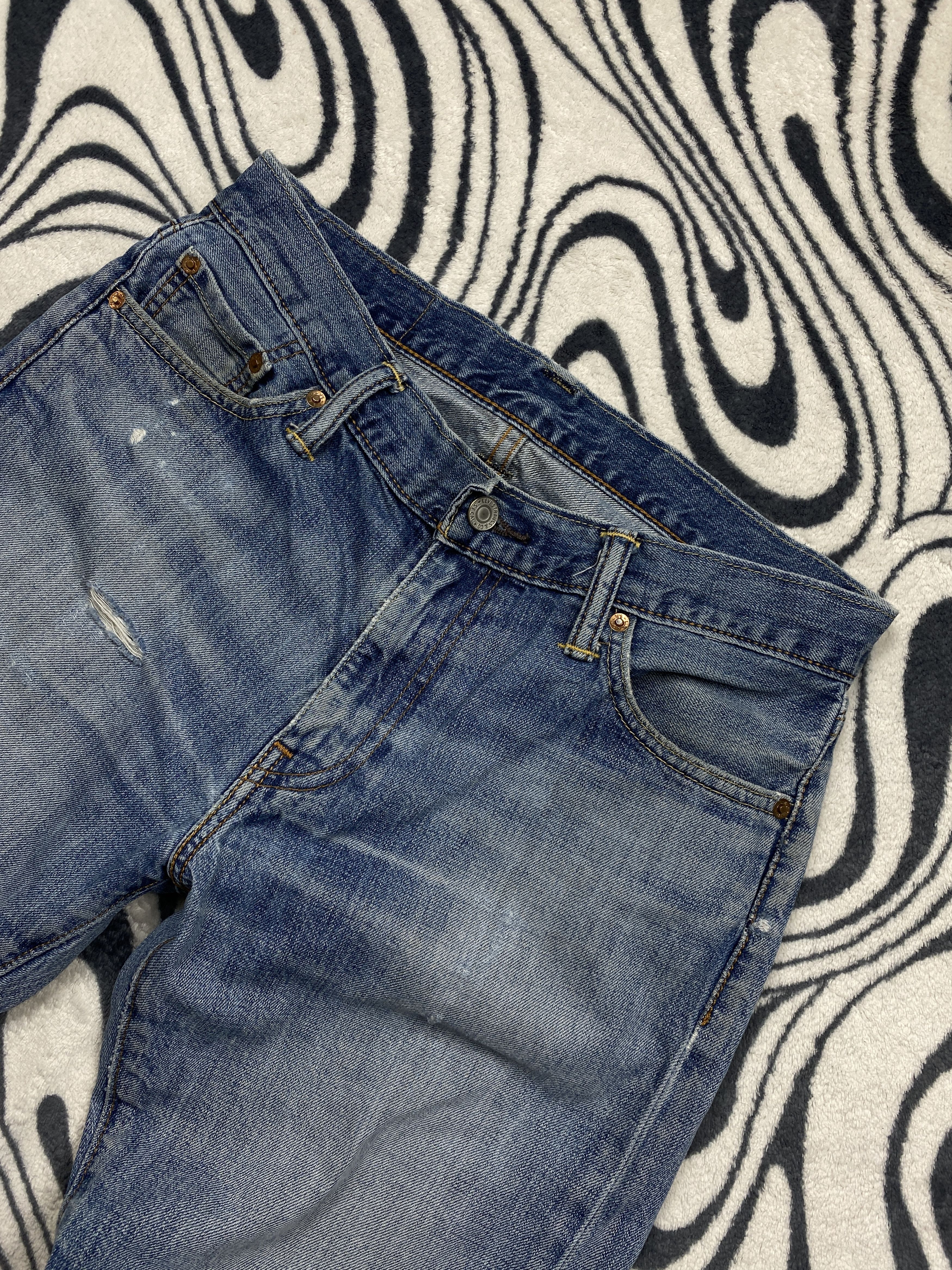 Levi's Levis 504 Vintage Distressed Denim Pants Jeans Size US 30 / EU 46 - 5 Thumbnail