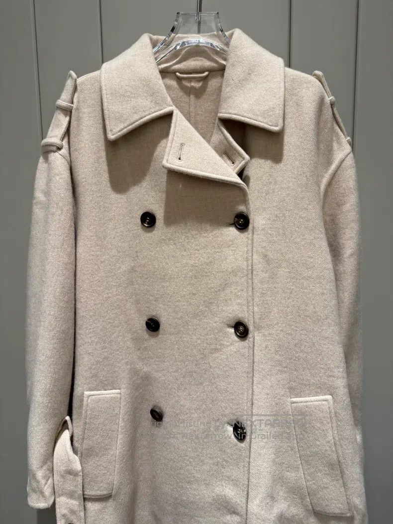 Brunello Cucinelli Brunello Cucinelli Double-breasted Coat Size S / US 4 / IT 40 - 2 Thumbnail