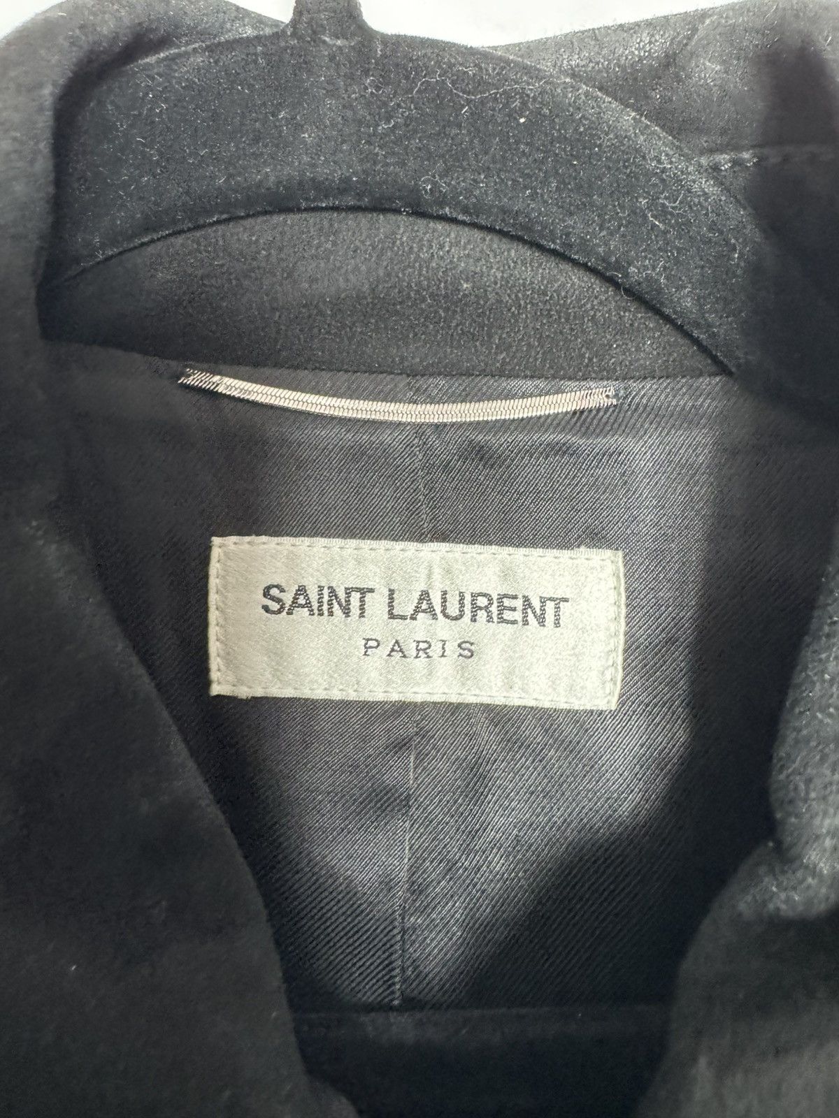Saint Laurent Paris Suede Trucker Jacket Size US S / EU 44-46 / 1 - 2 Thumbnail