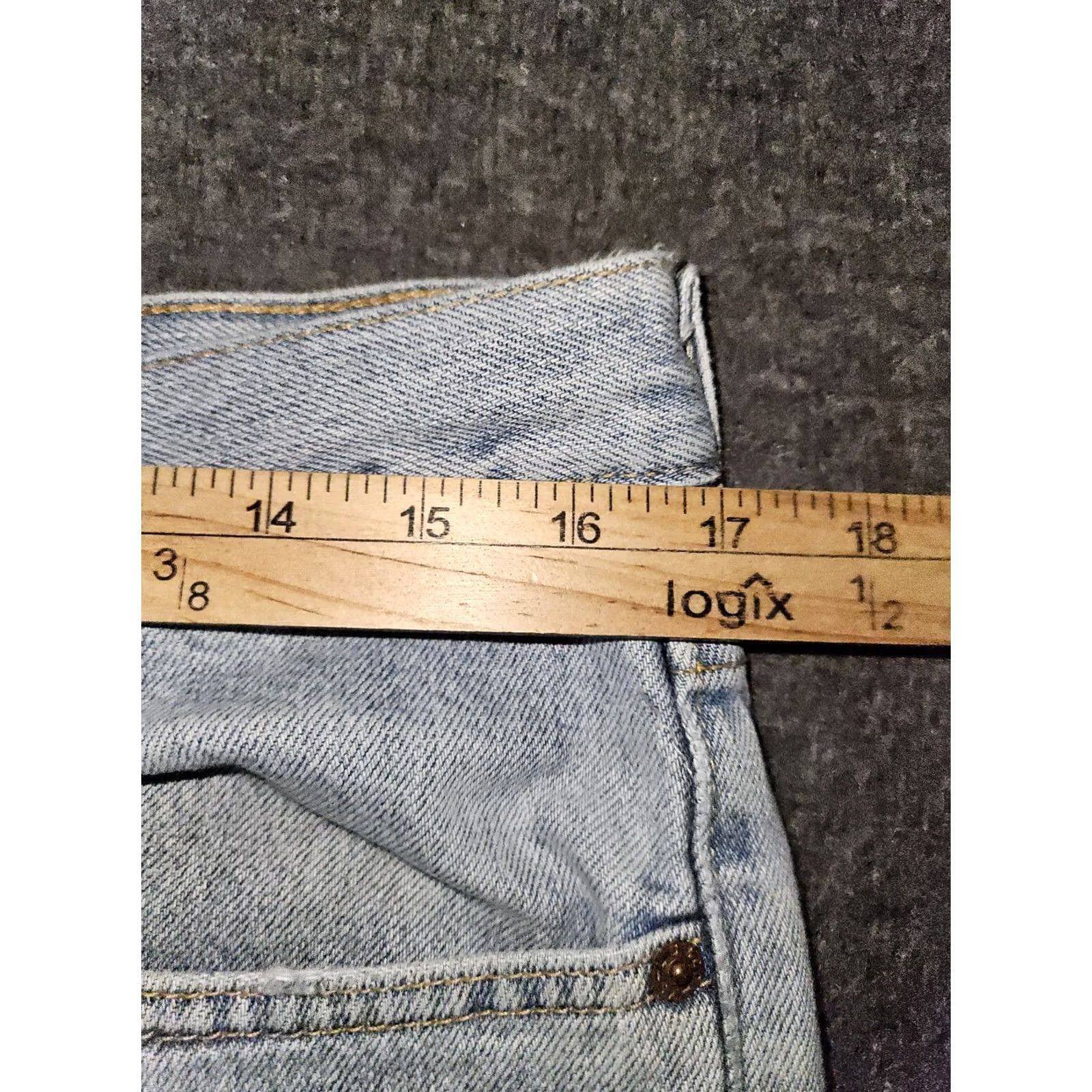 Levi's VINTAGE Levi's 550 Relaxed Fit Straight Jeans Men 34x28.5 Blue Medium Wash Y2K Retro Strai​ght Men Size US 34 / EU 50 - 3 Thumbnail
