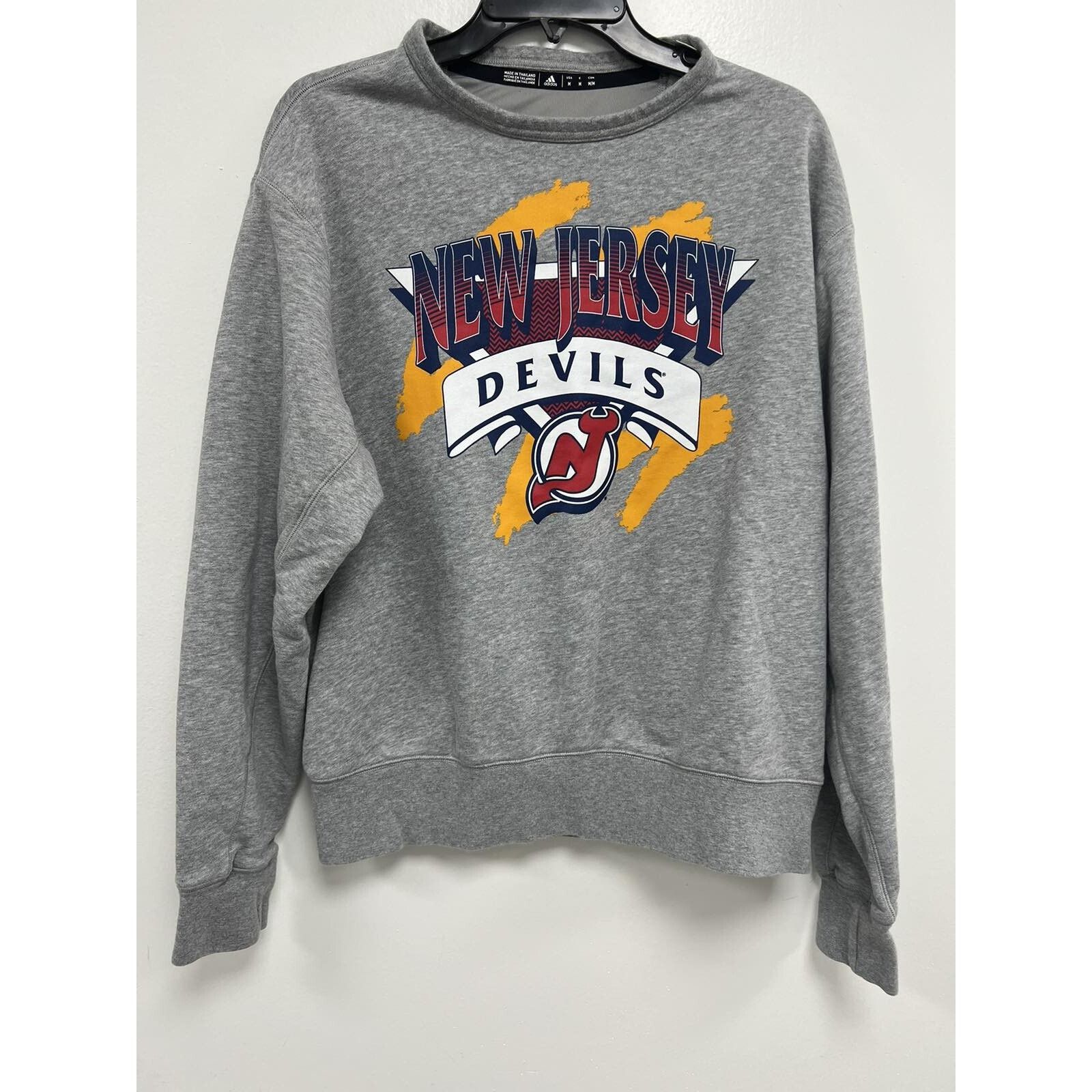 Adidas Adidas Mens DEVILS VINTAGE CREW SWEATSHIRT Size M A001475 Size US M / EU 48-50 / 2 - 3 Thumbnail