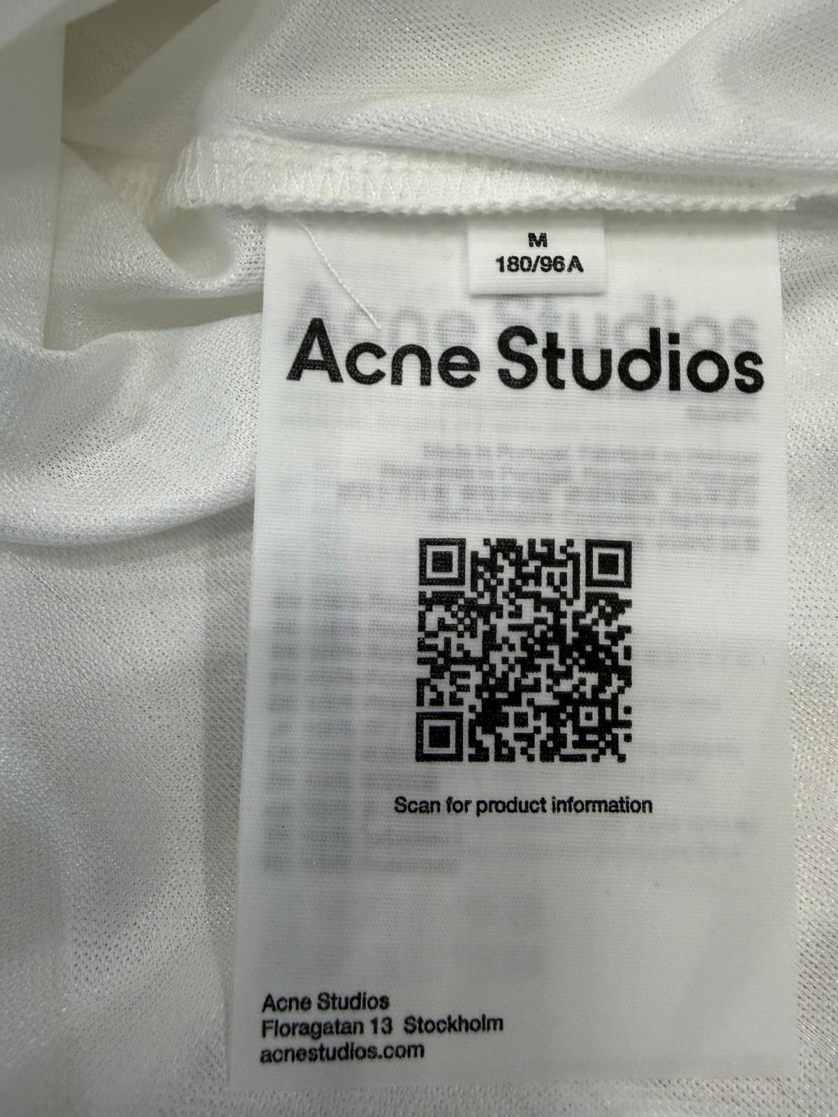 Acne Studios ACNE STUDIOS - Football Jersey White Size US M / EU 48-50 / 2 - 4 Thumbnail