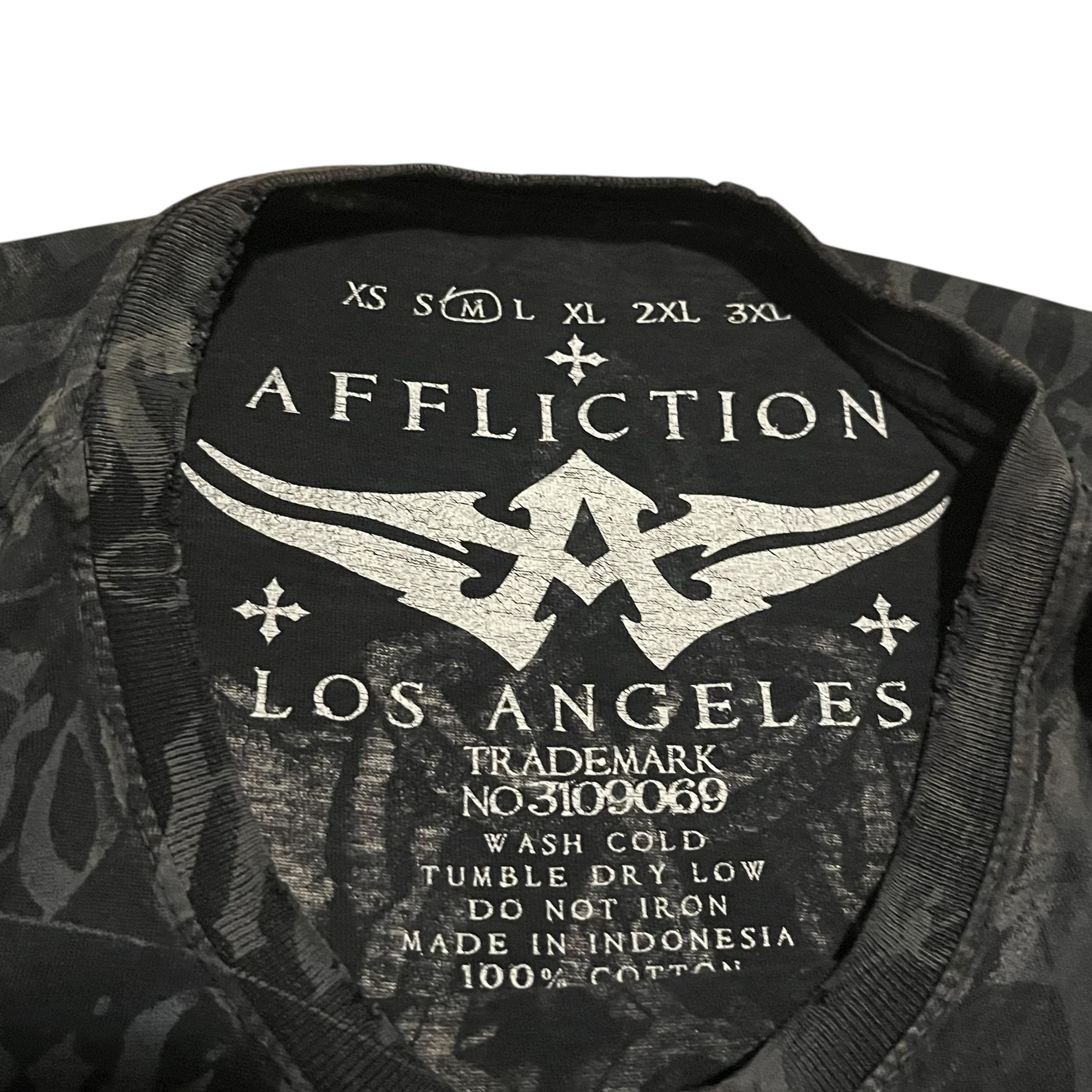 Affliction Affliction Los Angeles Cross AOP T Shirt Size US M / EU 48-50 / 2 - 2 Thumbnail