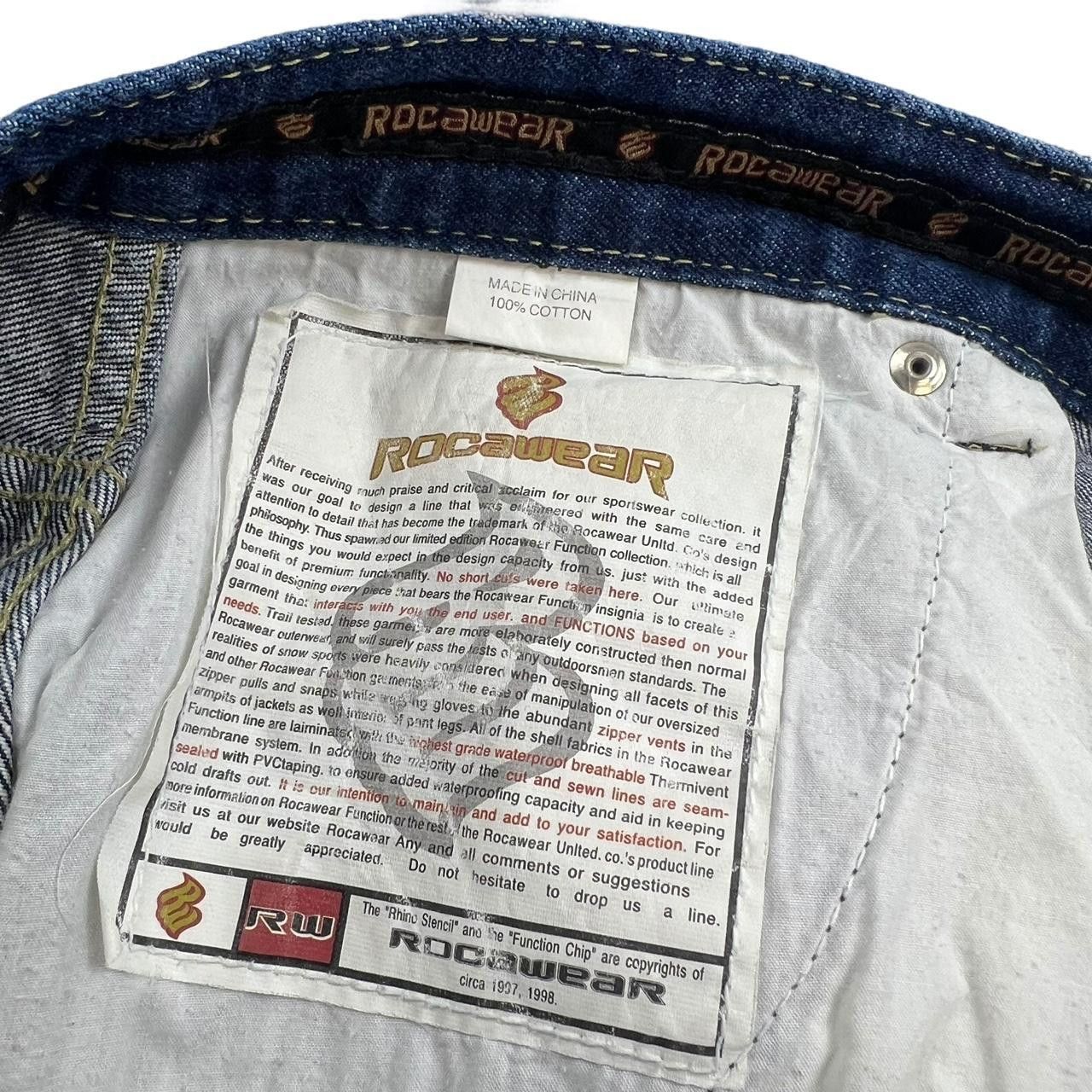 Rocawear Vintage Rocawear Baggy Denim Shorts / Jorts - Waist: 34” Size US 34 / EU 50 - 8 Thumbnail