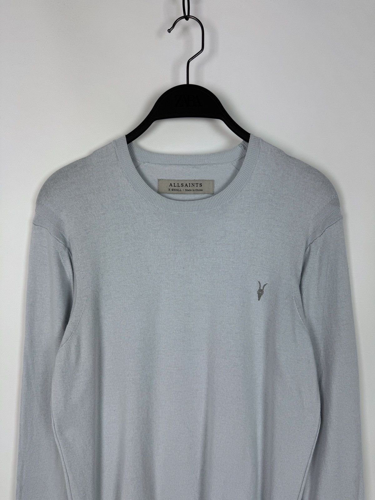 Allsaints AllSaints Rue Crew Light Cotton Blend Sweater Size US XS / EU 42 / 0 - 2 Thumbnail
