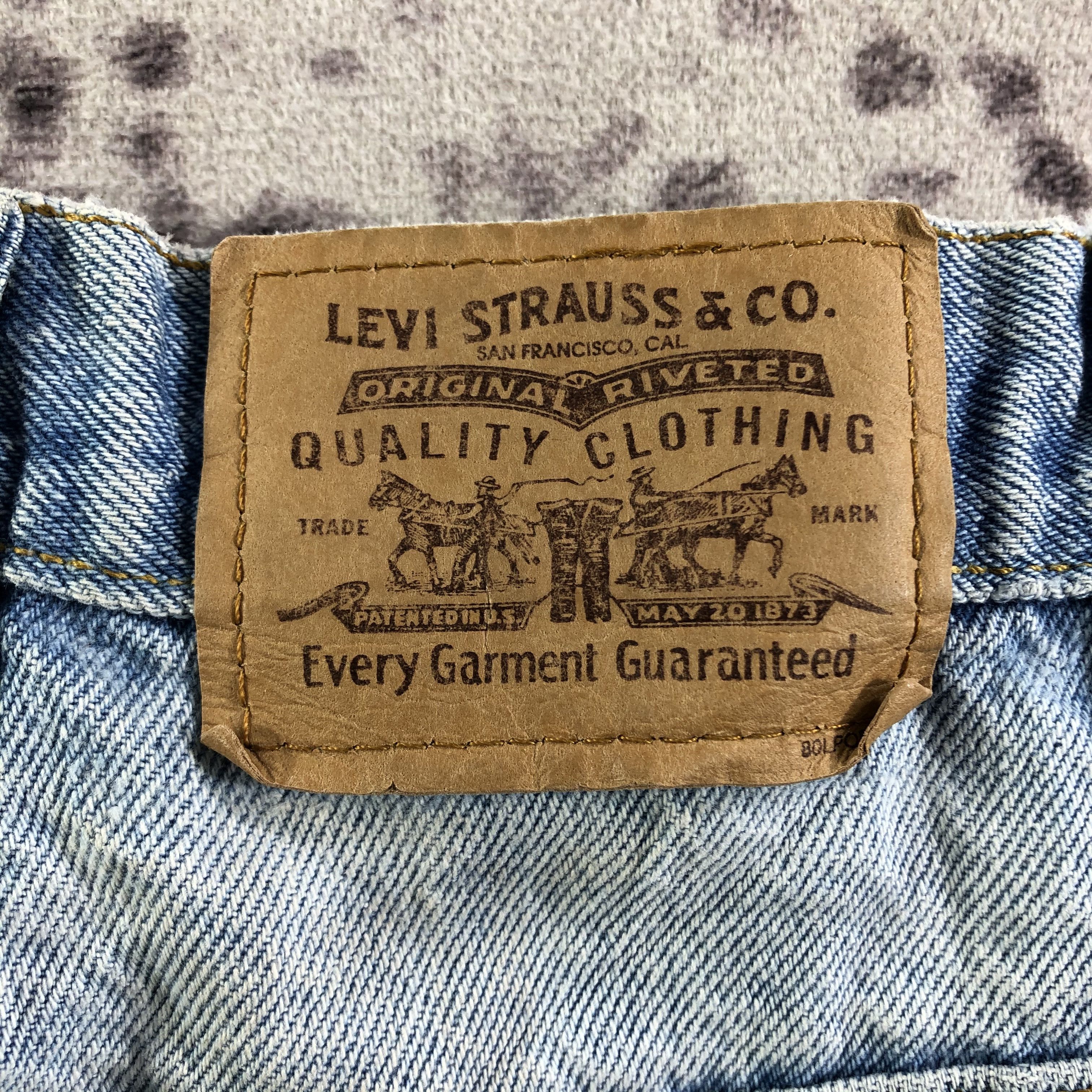 Levi's × Vintage Vintage 90s Light Wash Levis Jeans-JM3428 Size US 38 / EU 54 - 6 Thumbnail