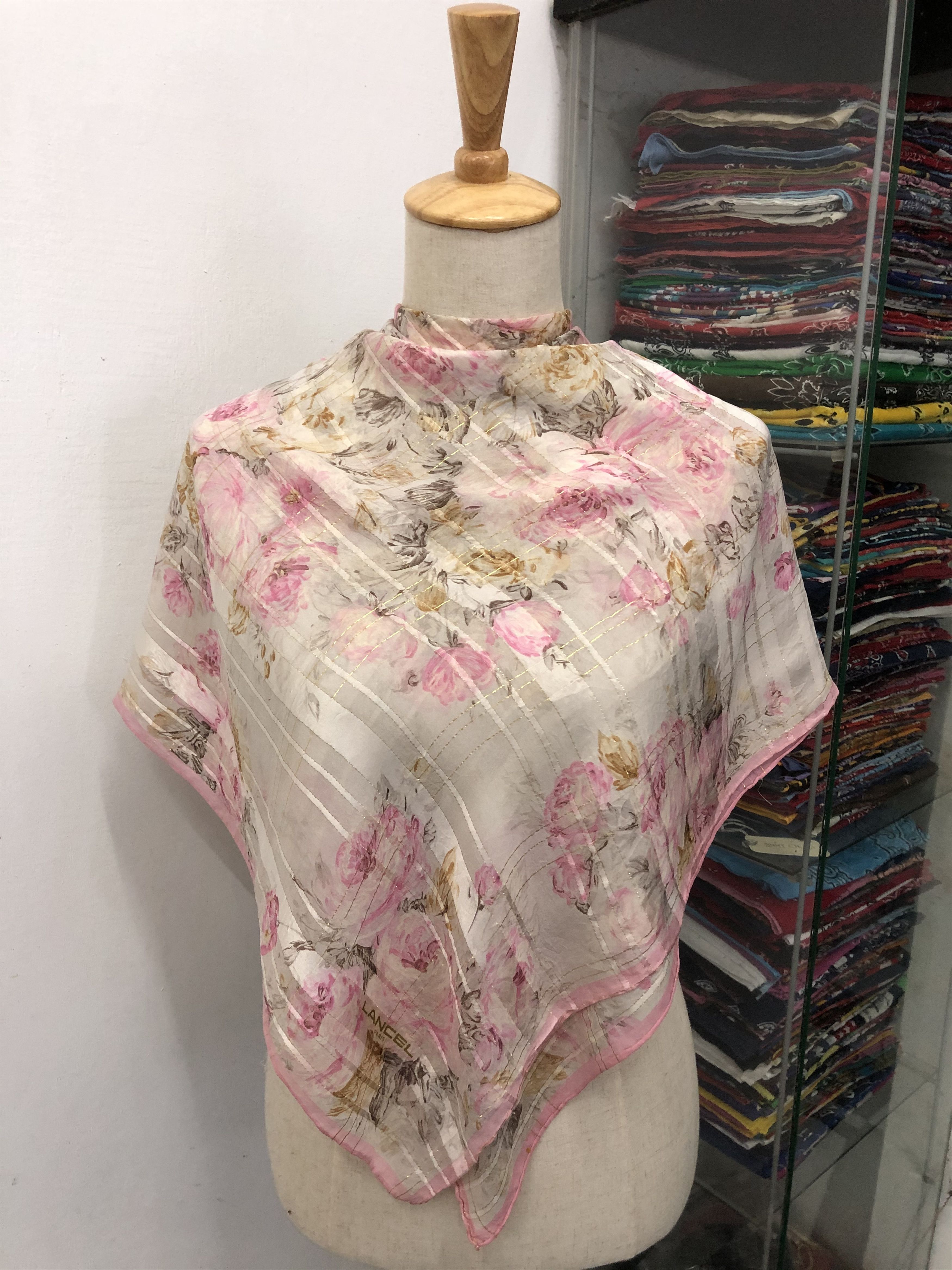 Lancel Vintage Lancel Silk Scarf Size ONE SIZE - 1 Thumbnail