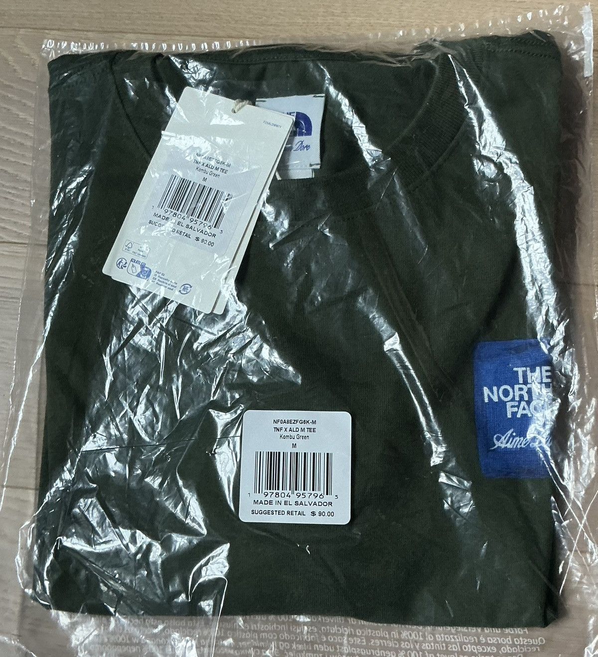 Aime Leon Dore ALD / The North Face Logo Tee Green Medium