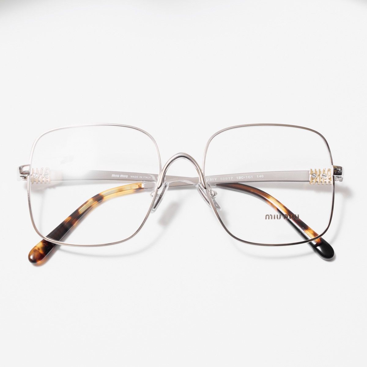 Miu Miu MIU MIU 0MU 51YV 1BC1O1 GLASSES Size ONE SIZE - 6 Thumbnail