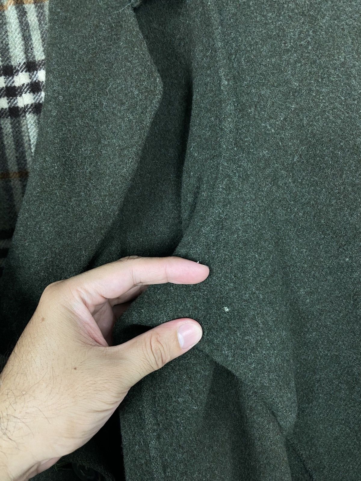 Burberry Rare‼️ Vintage Burberrys’ Nova Check Inside Wool Coat Size L / US 10 / IT 46 - 11 Thumbnail