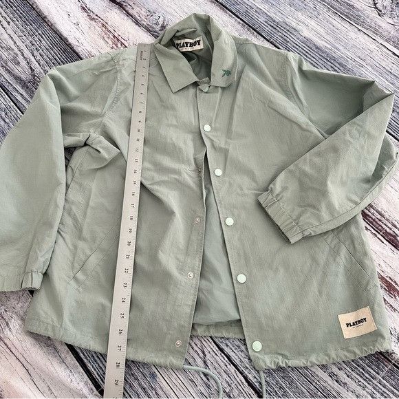 Playboy Playboy by Pacsun Green Snap Button Jacket Size US S / EU 44-46 / 1 - 7 Thumbnail