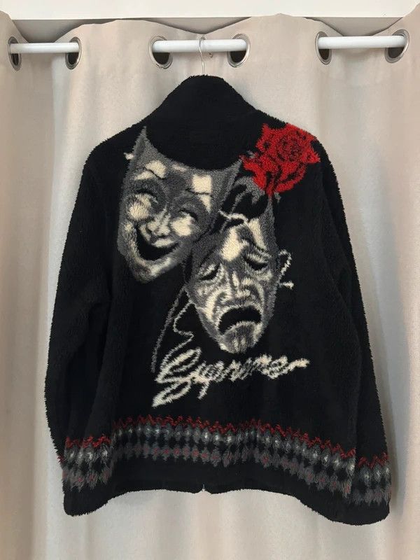 Supreme Supreme Drama Mask Fleece Size US L / EU 52-54 / 3 - 3 Thumbnail