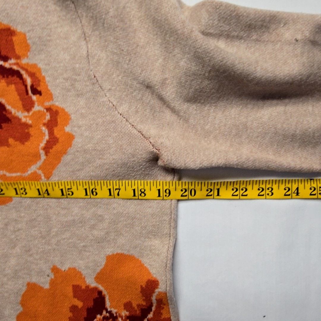 Cynthia Rowley Cynthia Rowley Floral Sweater Flower L Fall Knit Crewneck Size L / US 10 / IT 46 - 7 Thumbnail