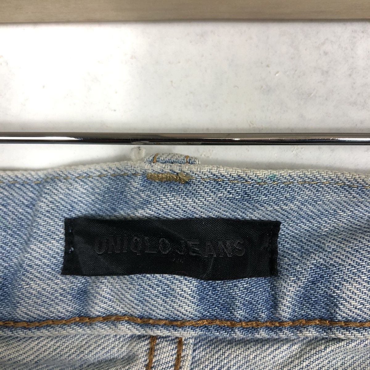 Japanese Brand 🔥VINTAGE DISTRESSED DENIM UNIQLO JEANS JAPAN MADE Size US 30 / EU 46 - 8 Thumbnail