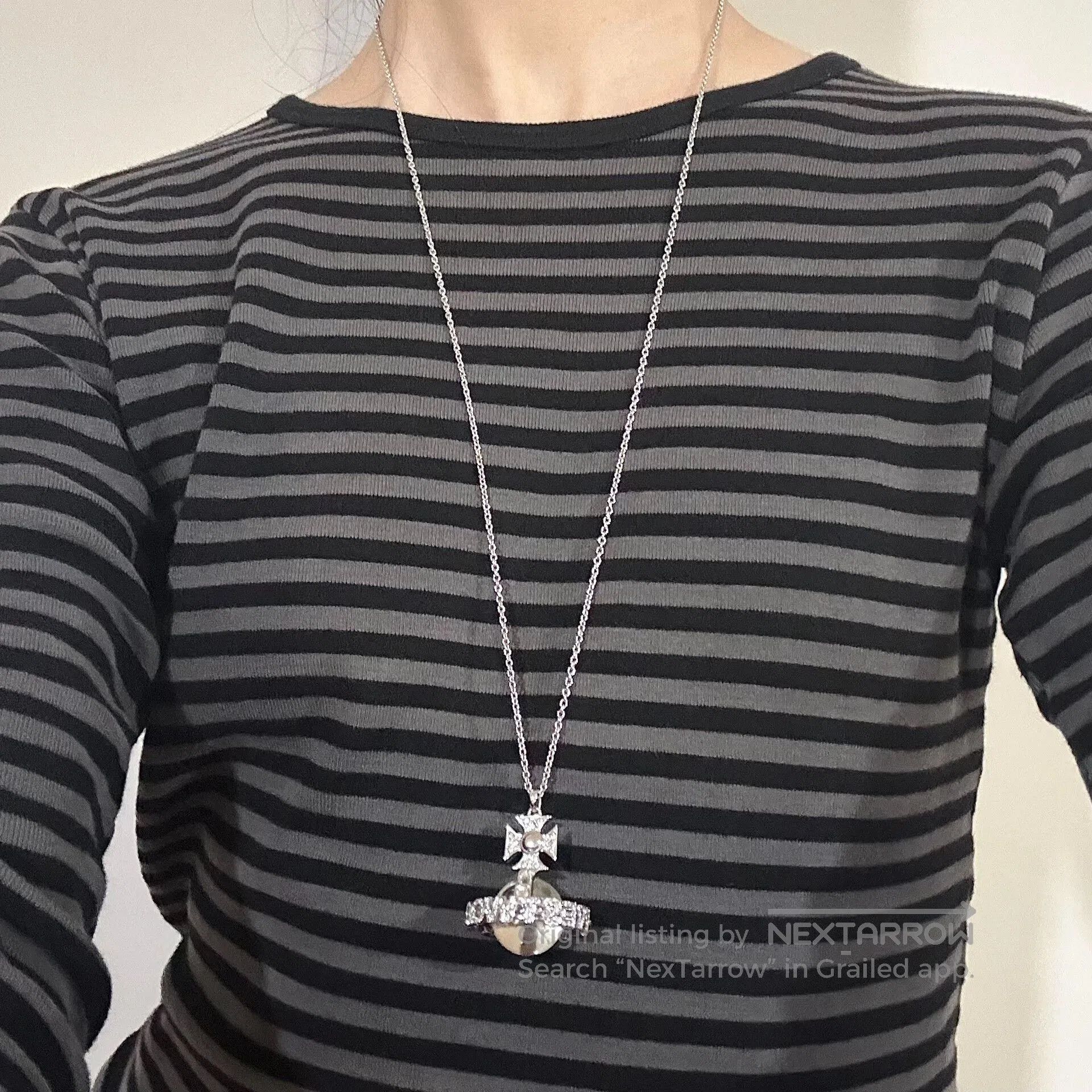 Vivienne Westwood vivienne westwood orb necklace with crystals. Size ONE SIZE - 6 Thumbnail