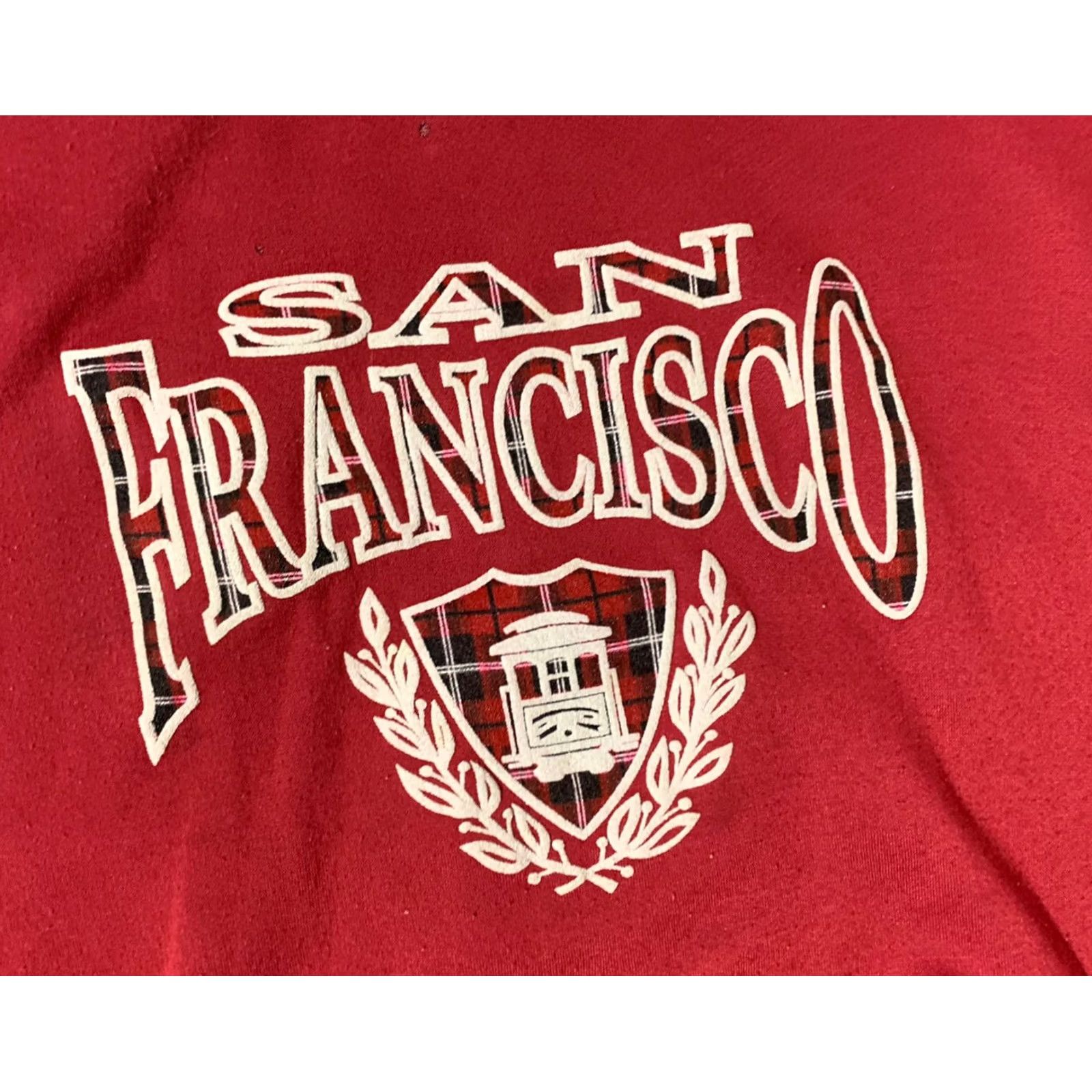 Vintage Vintage 80s Mens Sweatshirt Extra Large XL San Francisco Size US XL / EU 56 / 4 - 2 Thumbnail