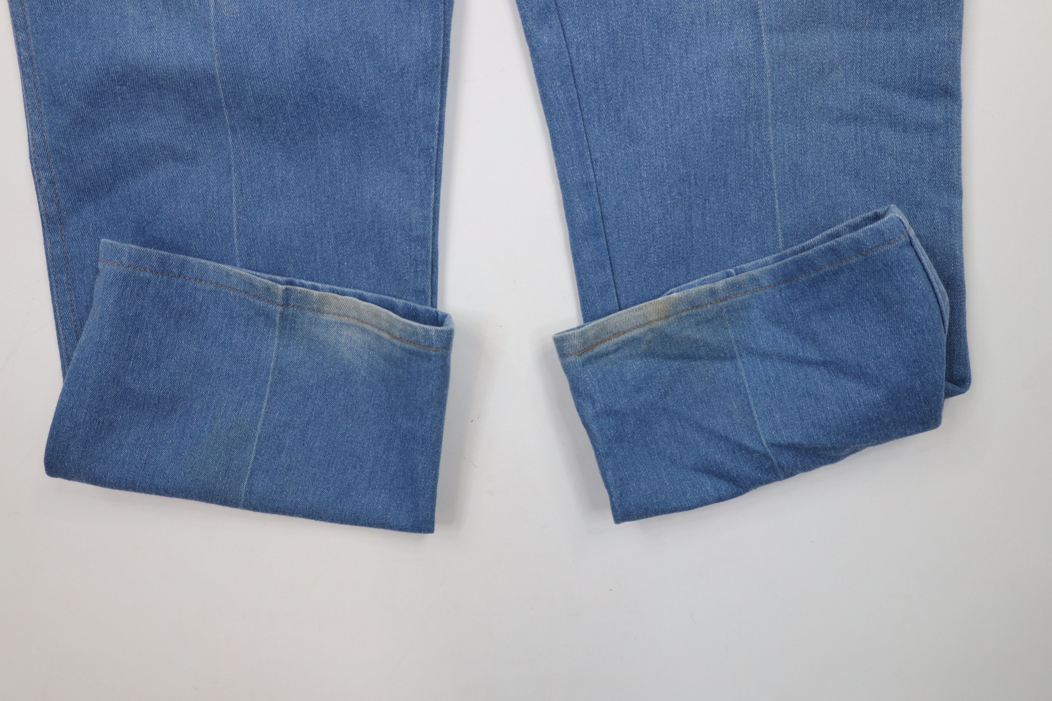 Vintage × Wrangler Vintage 90s Wrangler Flared Wide Leg Cowboy Denim Jeans Size US 38 / EU 54 - 5 Thumbnail
