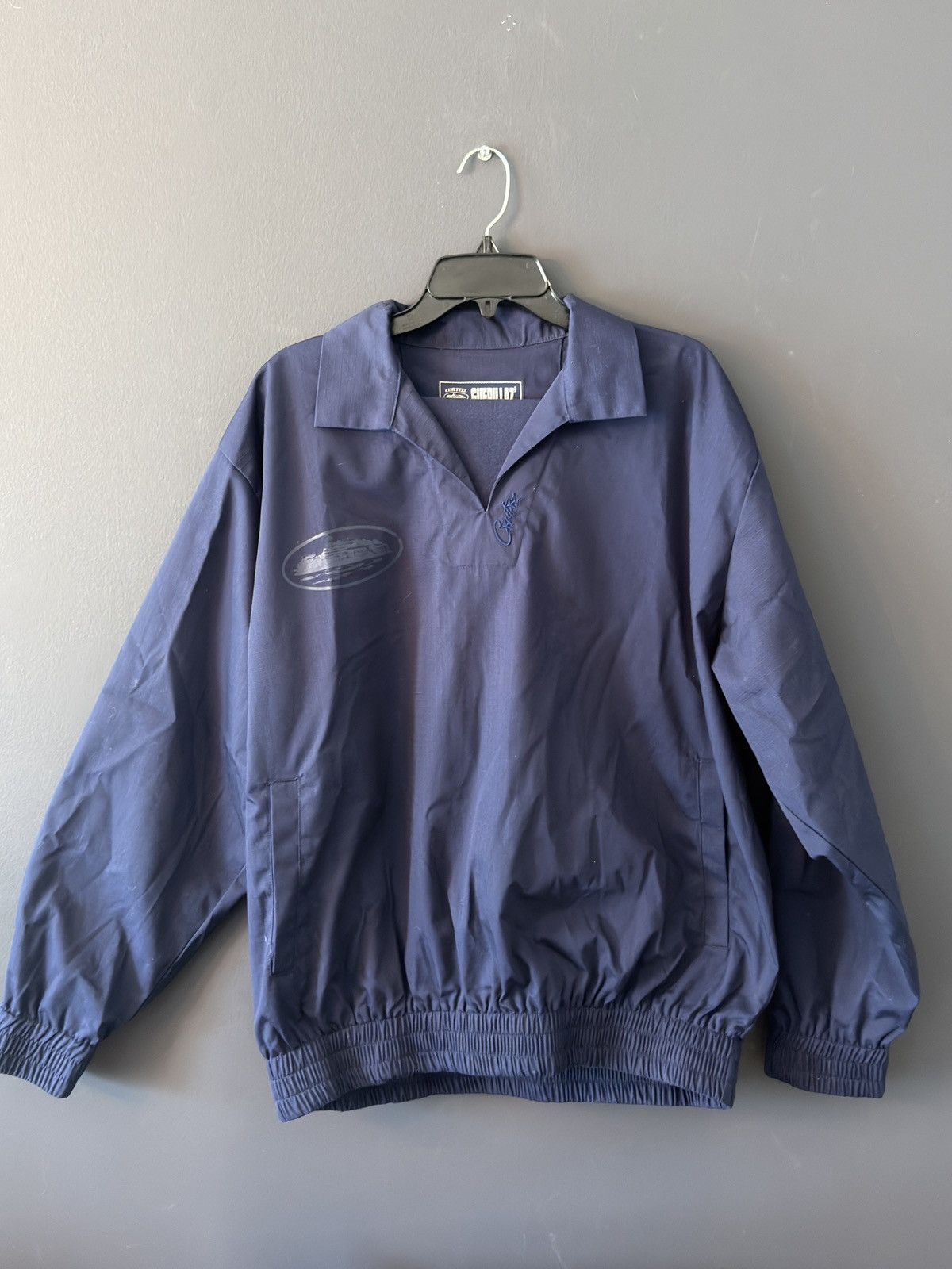 Corteiz Corteiz Guerillaz Drilltop Navy Size US XL / EU 56 / 4 - 1 Thumbnail