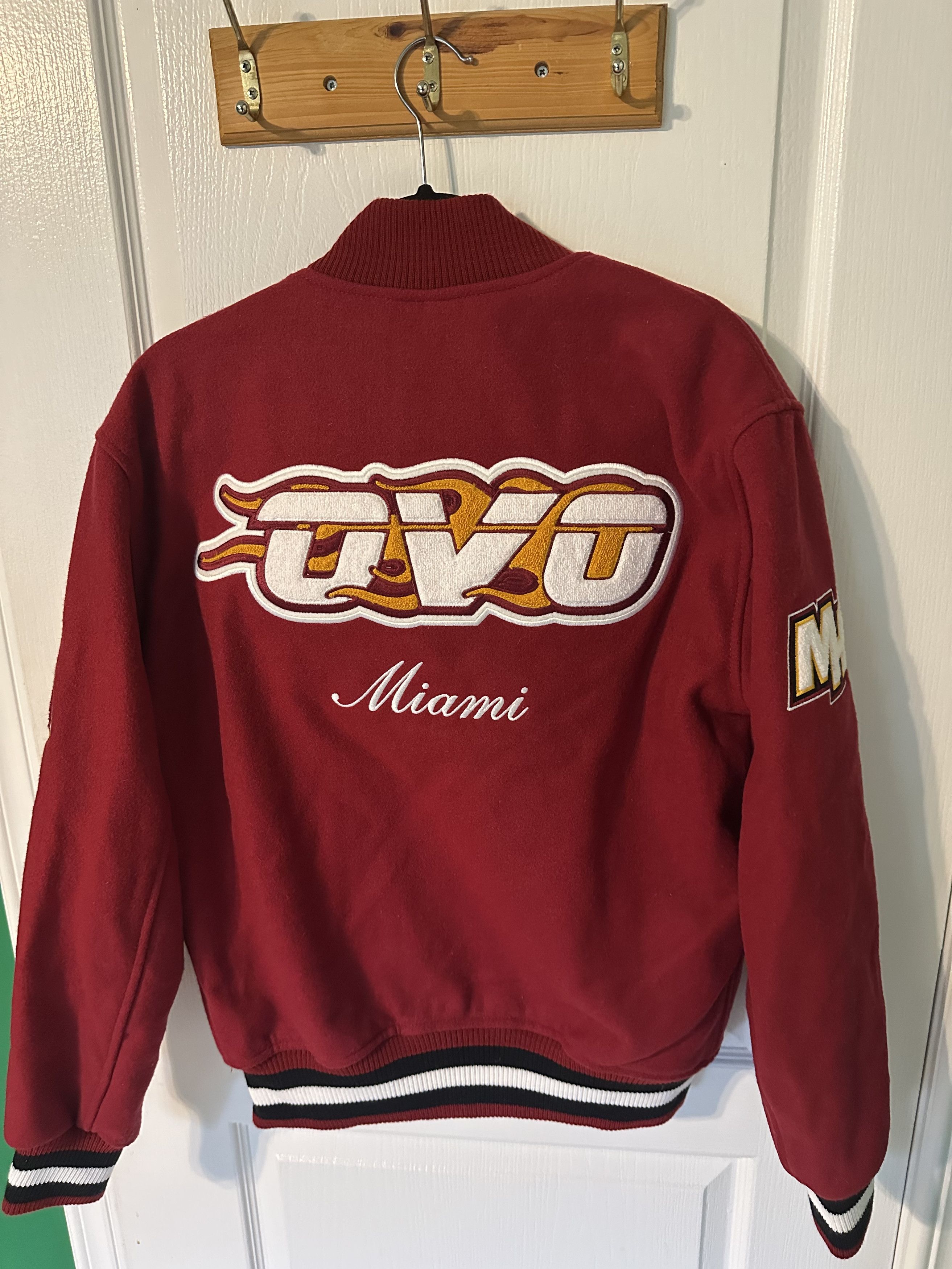 Drake × October's Very Own October’s Very Own x NBA Miami Heat Varsity Jacket - Medium Size US M / EU 48-50 / 2 - 4 Thumbnail