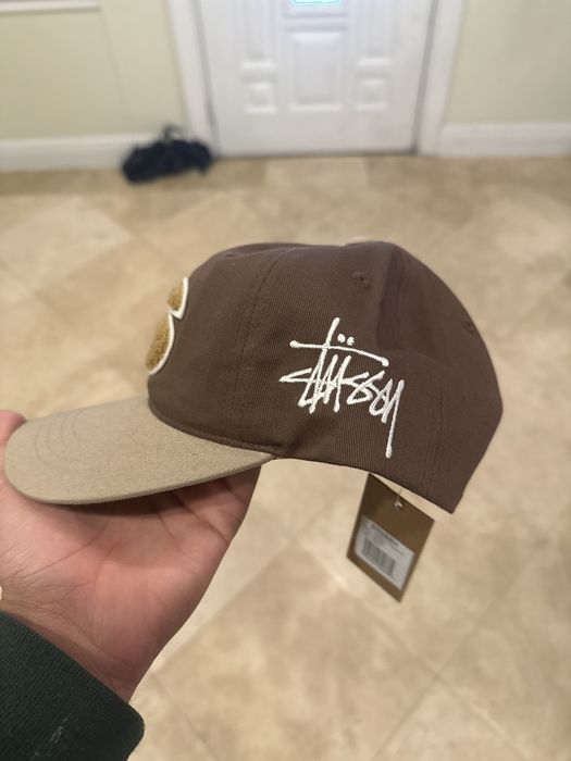 Travis Scott Stussy Chenille S Low Pro Cap Brown | Grailed