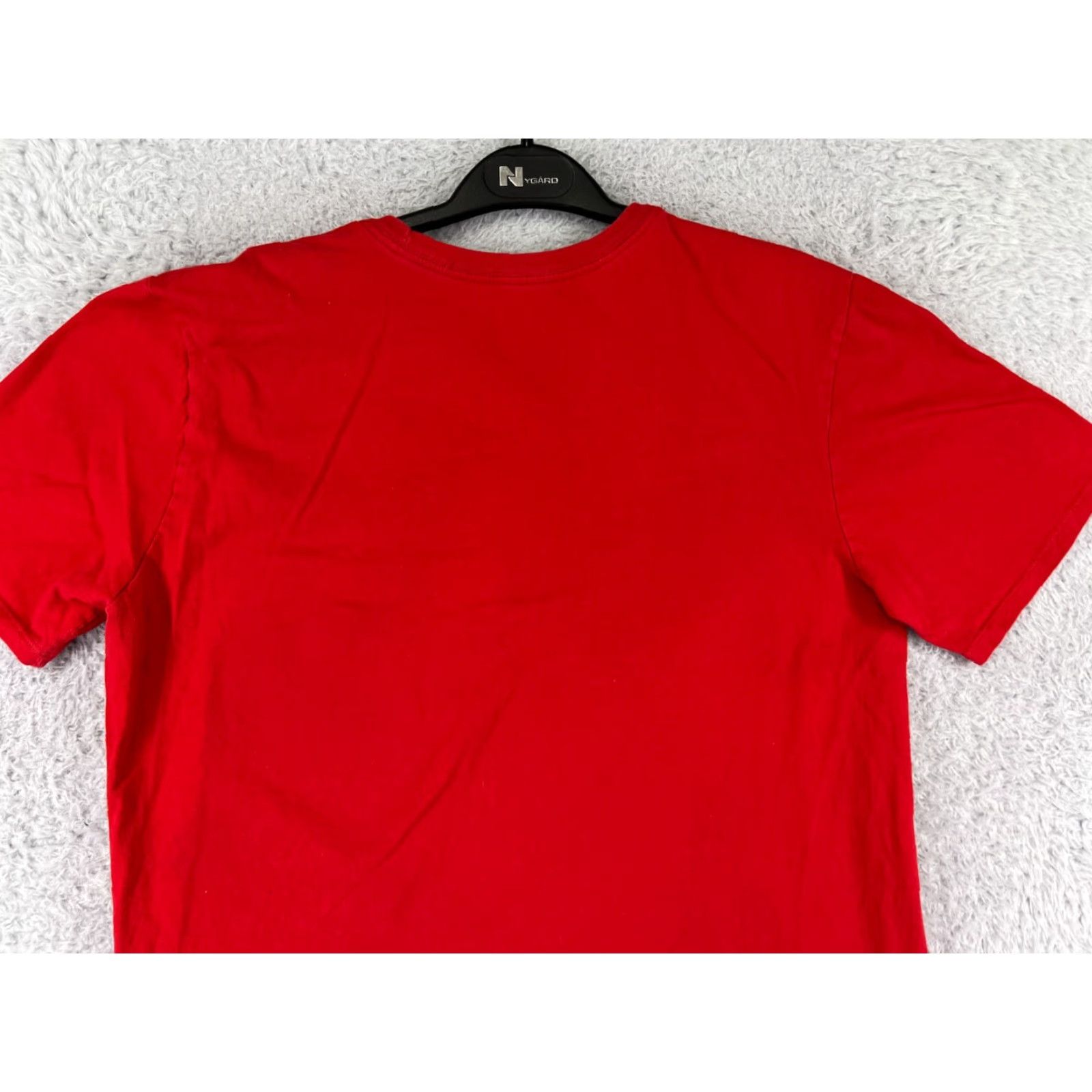 Nike Nike Shirt Mens Large Red Short Sleeve Swoosh Crew Neck Cotton Blend Athletic Size US L / EU 52-54 / 3 - 7 Thumbnail