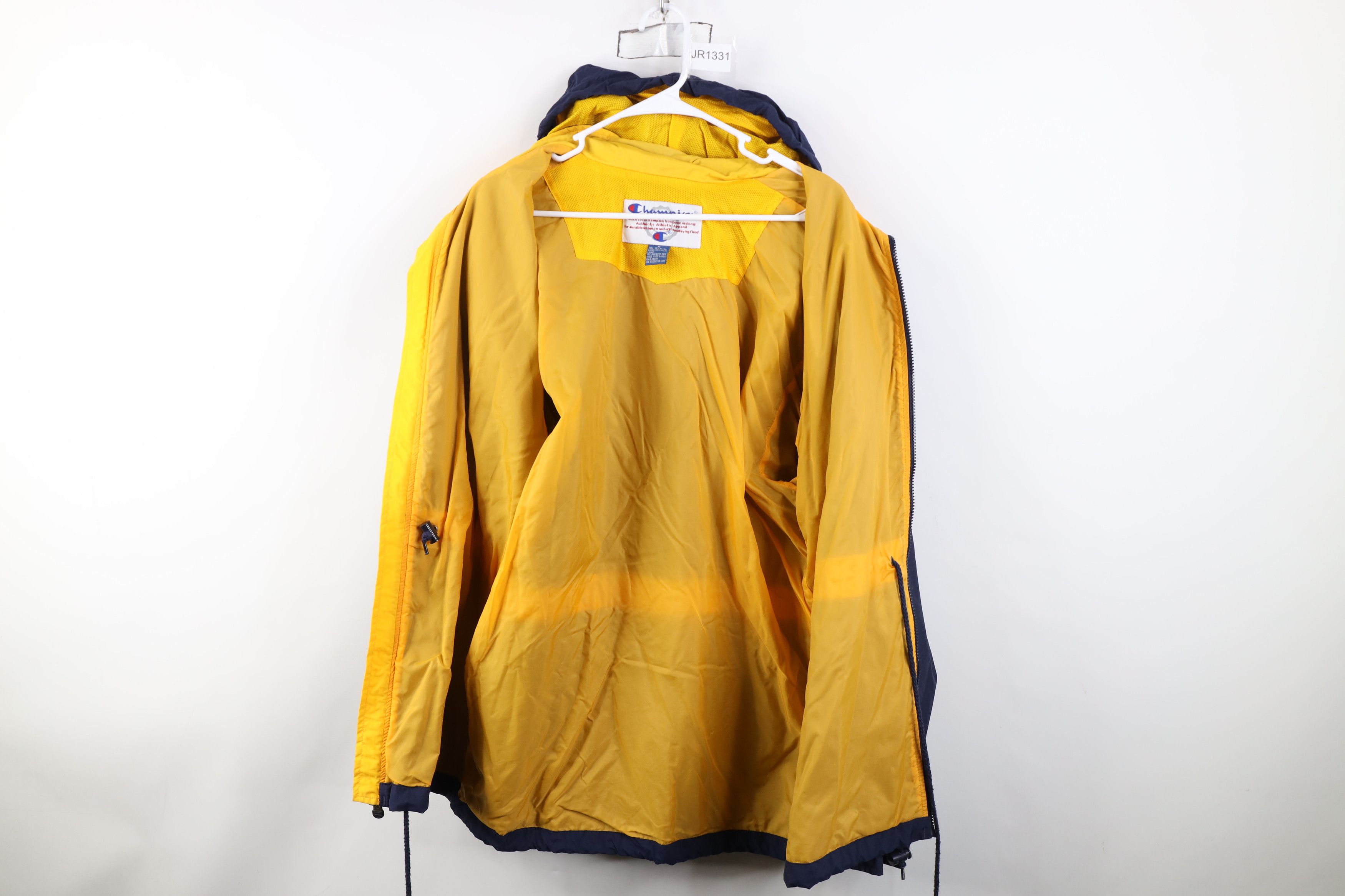 Champion Vintage 90s Champion Hooded Windbreaker Parka Jacket Blue Size US M / EU 48-50 / 2 - 11 Thumbnail