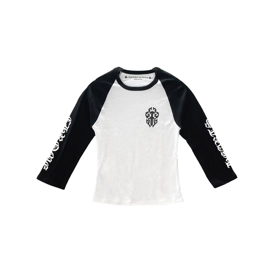 Chrome Hearts Chrome Hearts Dagger Baseball Long Mid Sleeve Babyshirt Size US M / EU 48-50 / 2 - 1 Thumbnail
