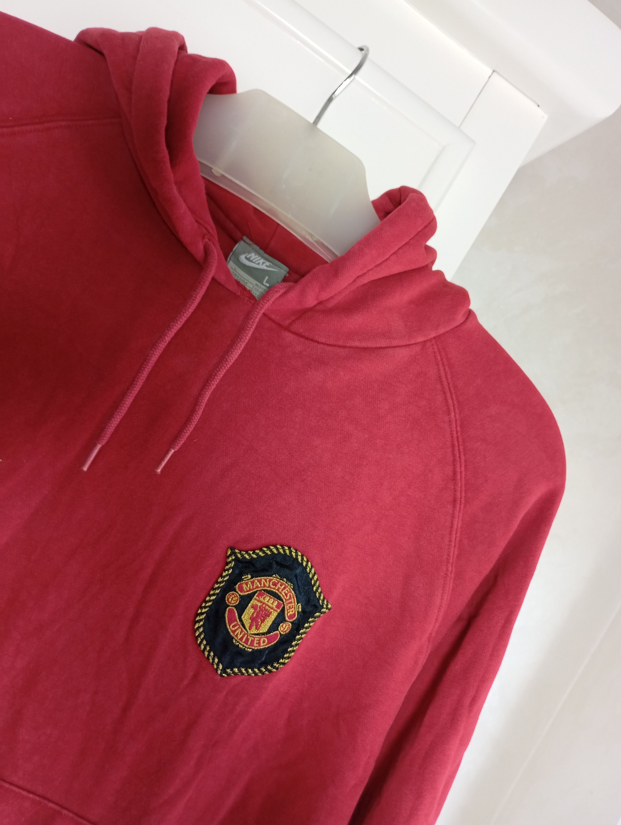 Nike Vintage Nike Manchester United Football Soccer Hoodie Size US L / EU 52-54 / 3 - 3 Thumbnail