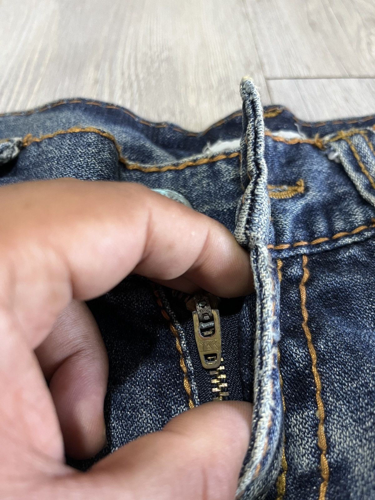 Hysteric Glamour RARE Distressed Denim Chortie vintage Size US 30 / EU 46 - 4 Thumbnail