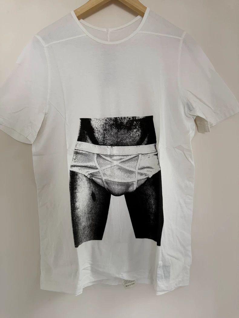Rick Owens Rick Owens Double line men's T-shirt Size US S / EU 44-46 / 1 - 3 Thumbnail