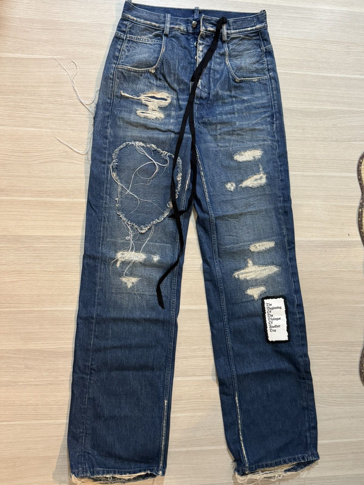 Ann Demeulemeester Ann Demeulemeester Claire Jeans Size 26" / US 2 / IT 38 - 1 Thumbnail