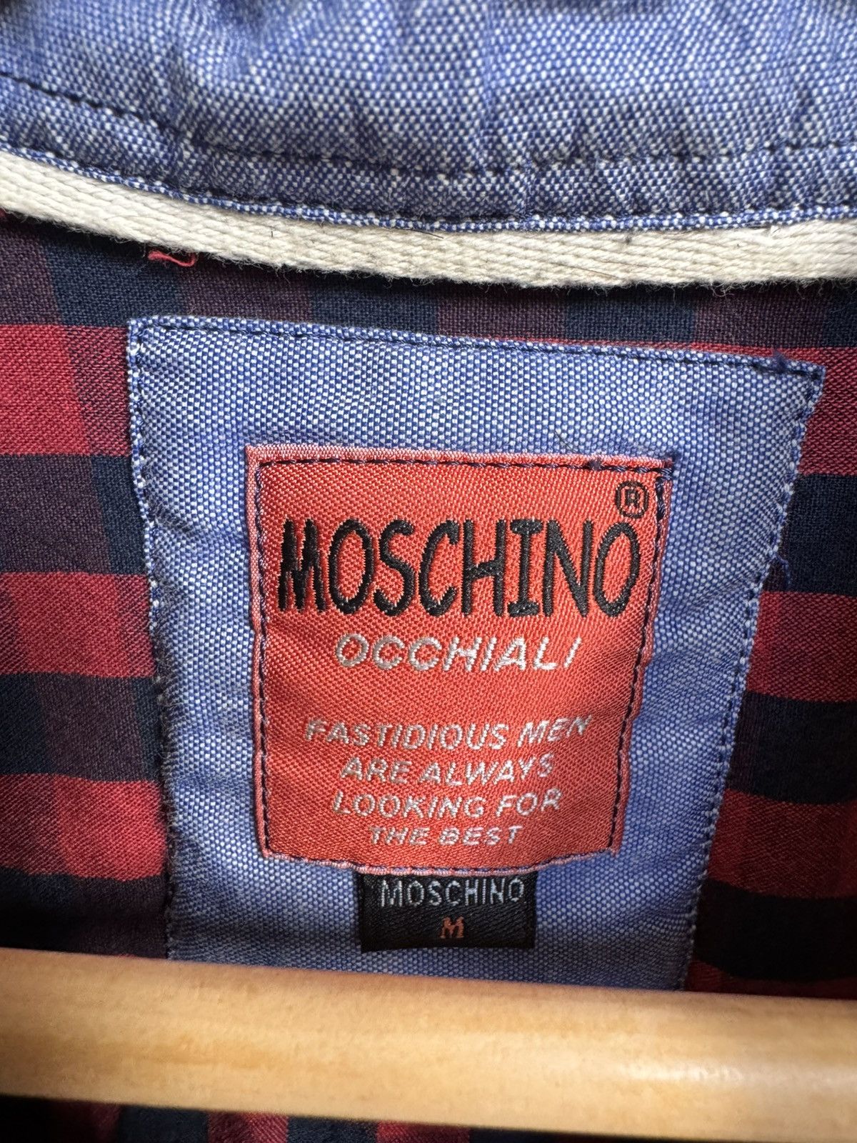 Moschino Moschino Red and Blue Gingham Button Up Shirt. Size M Size US M / EU 48-50 / 2 - 7 Thumbnail