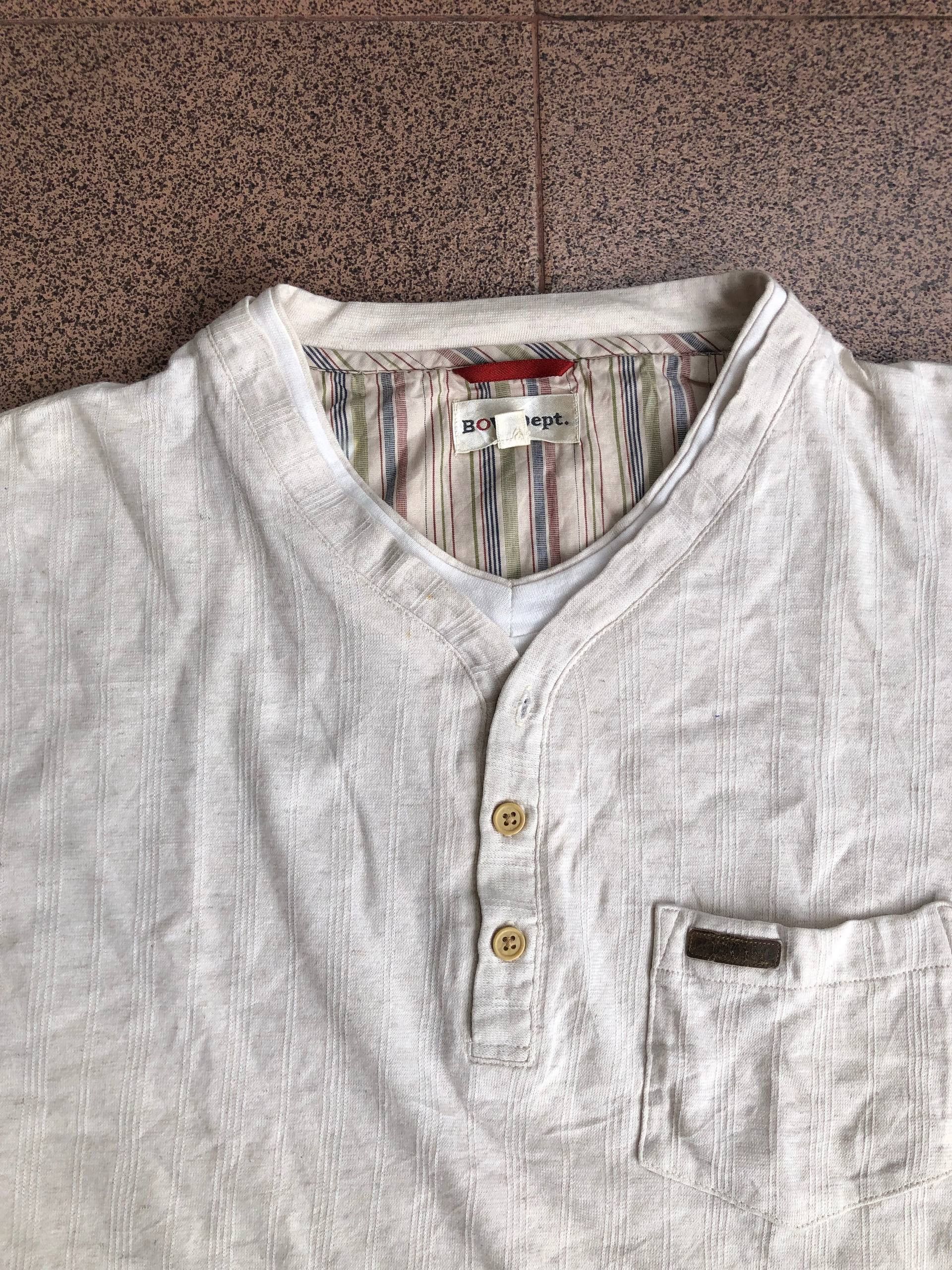 If Six Was Nine 2000s Double Layer Tee Bow Dept Vkei Style Size US L / EU 52-54 / 3 - 3 Thumbnail