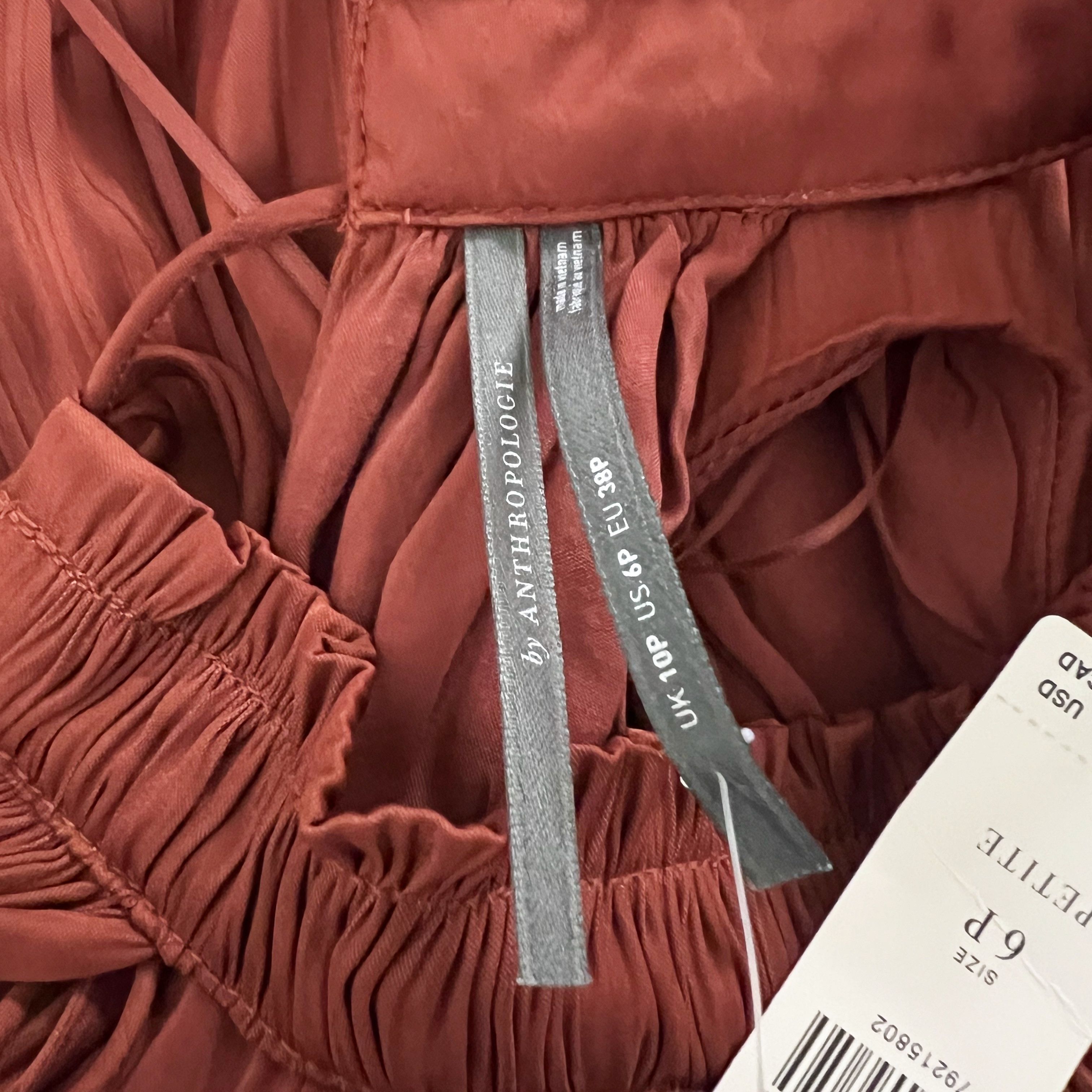 Anthropologie NEW Anthropologie Tiered Satin Halter Size M / US 6-8 / IT 42-44 - 2 Thumbnail