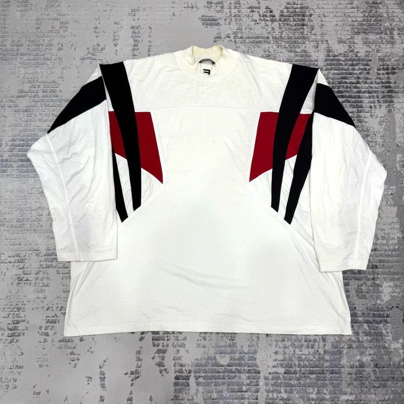 Balenciaga Balenciaga Color block round neck straight long sleeve T-s Size US M / EU 48-50 / 2 - 1 Thumbnail