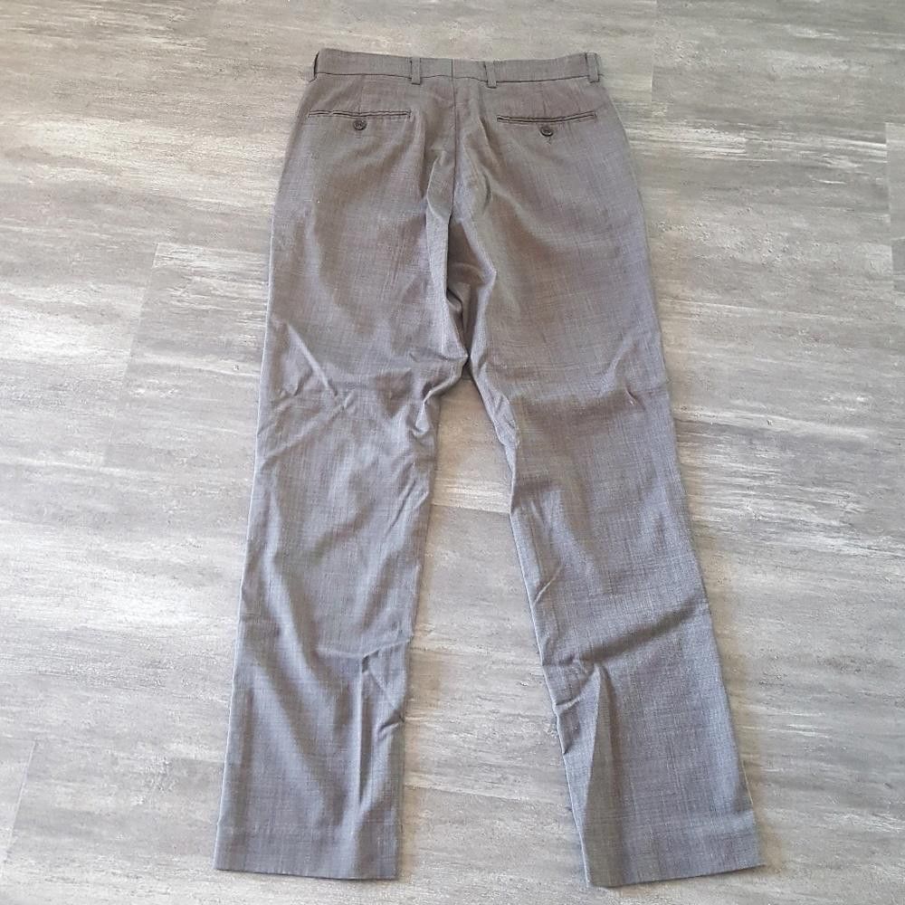 Perry Ellis Grey Ellis Dress Pant Size 38R - 2 Thumbnail