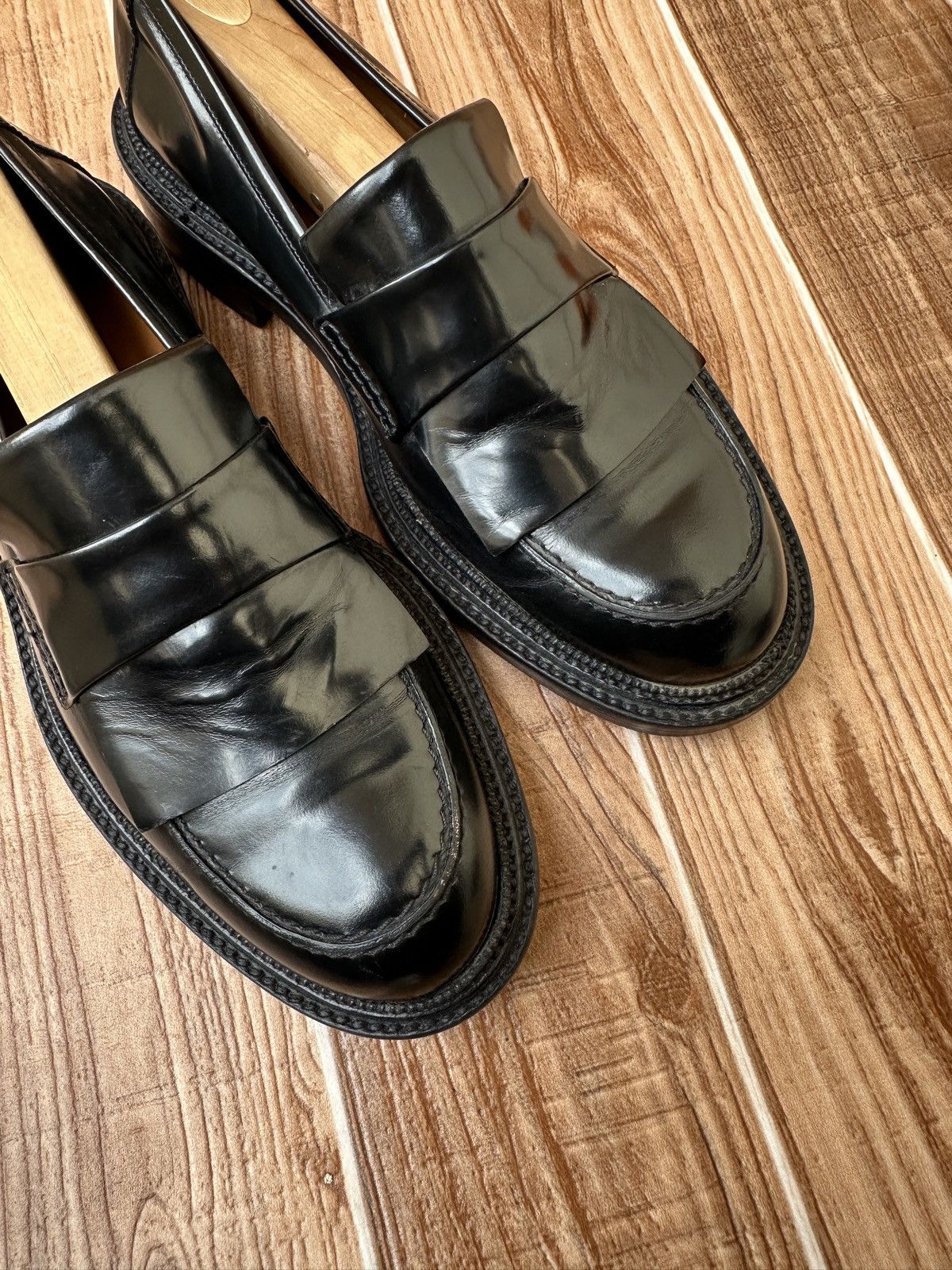 Jil Sander Jil Sander Black Derby Loafer Size US 7 / EU 40 - 12 Thumbnail