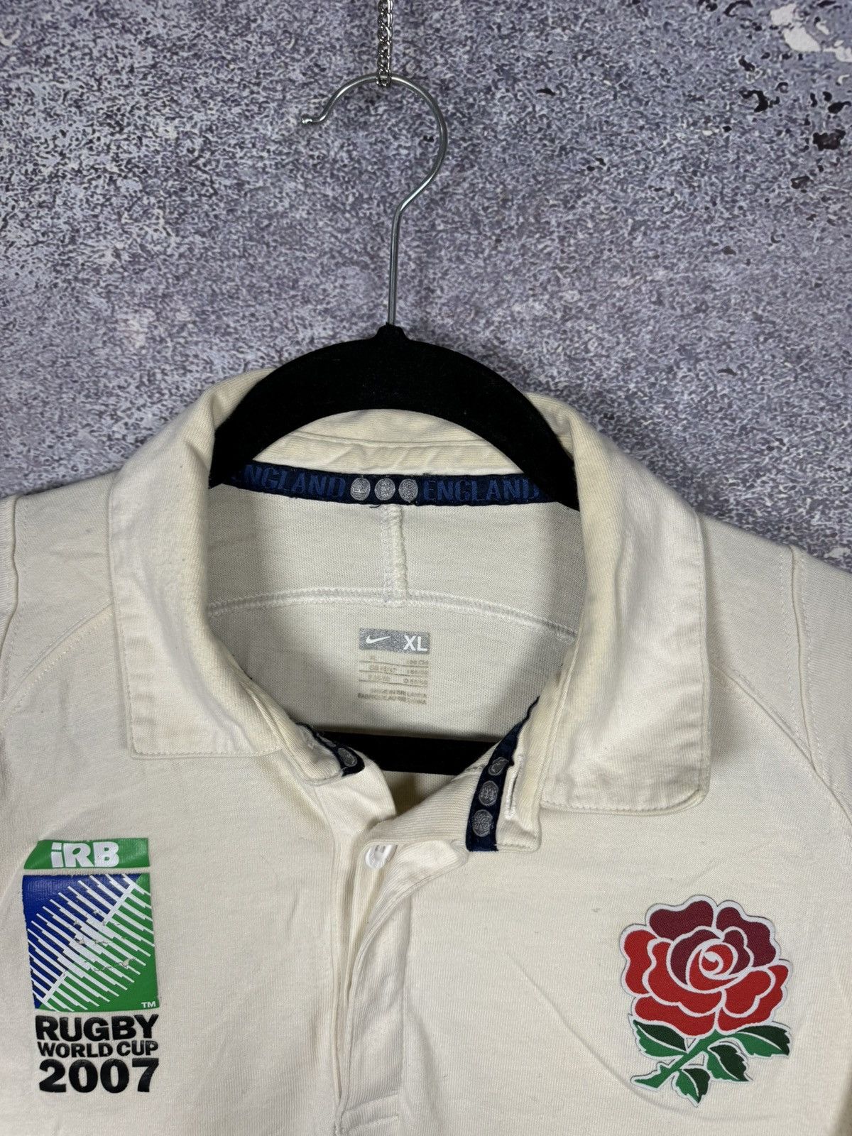 Nike × Vintage nike ENGLAND Rugby Union Jersey World Cup 2007 Shirt SIZE XL Size US XL / EU 56 / 4 - 10 Thumbnail