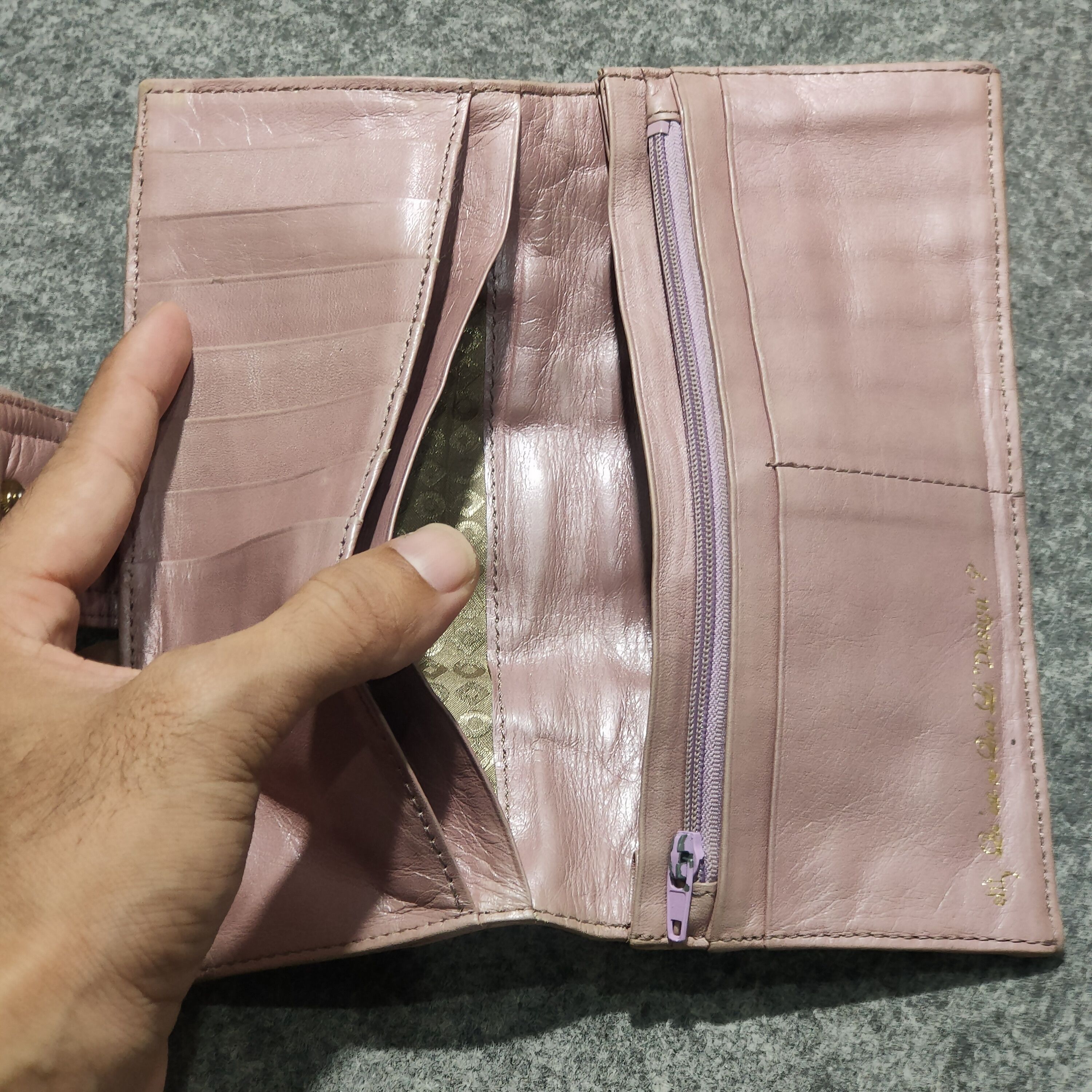 Other 🔥Qu'est ce Que Le “Design”? genuine leather long wallet Size ONE SIZE - 6 Thumbnail