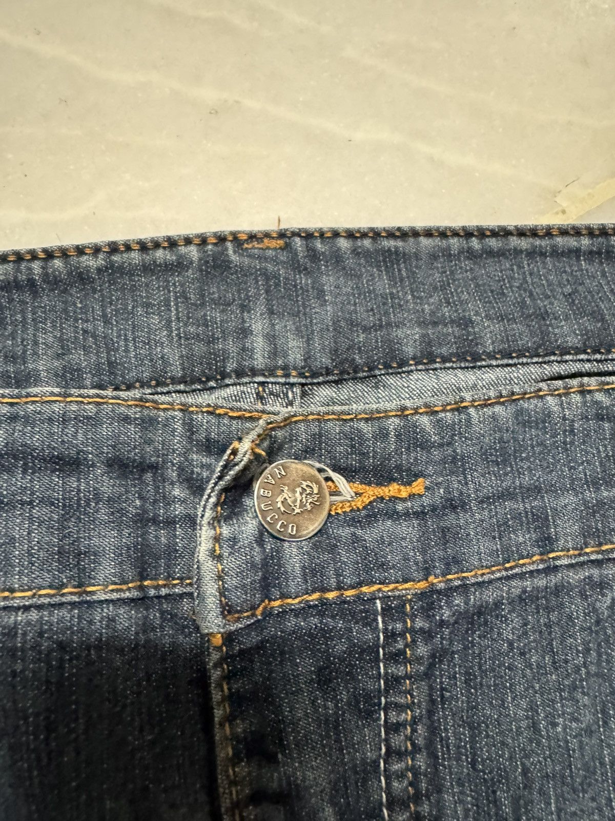 Seditionaries 💥WIDE💥JAPANESE TATTOO DRAGON EMBROIDERY BAGGY JEANS RARE Size US 36 / EU 52 - 8 Thumbnail