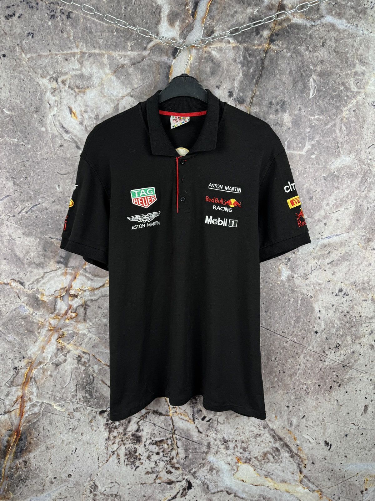 Red Bull Men’s Aston Martin Polo Shirt Red Bull Racing Size XXXL Size US XXL / EU 58 / 5 - 1 Thumbnail